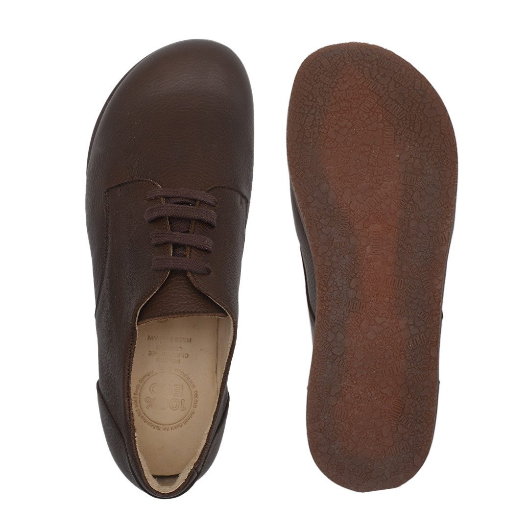 POLOLO Plus Barfußschuh "London" für Damen und Herren, Unisex Barfußschuh aus pflanzlich gegerbtem, IVN zertifiziertem Leder aus Deutschland