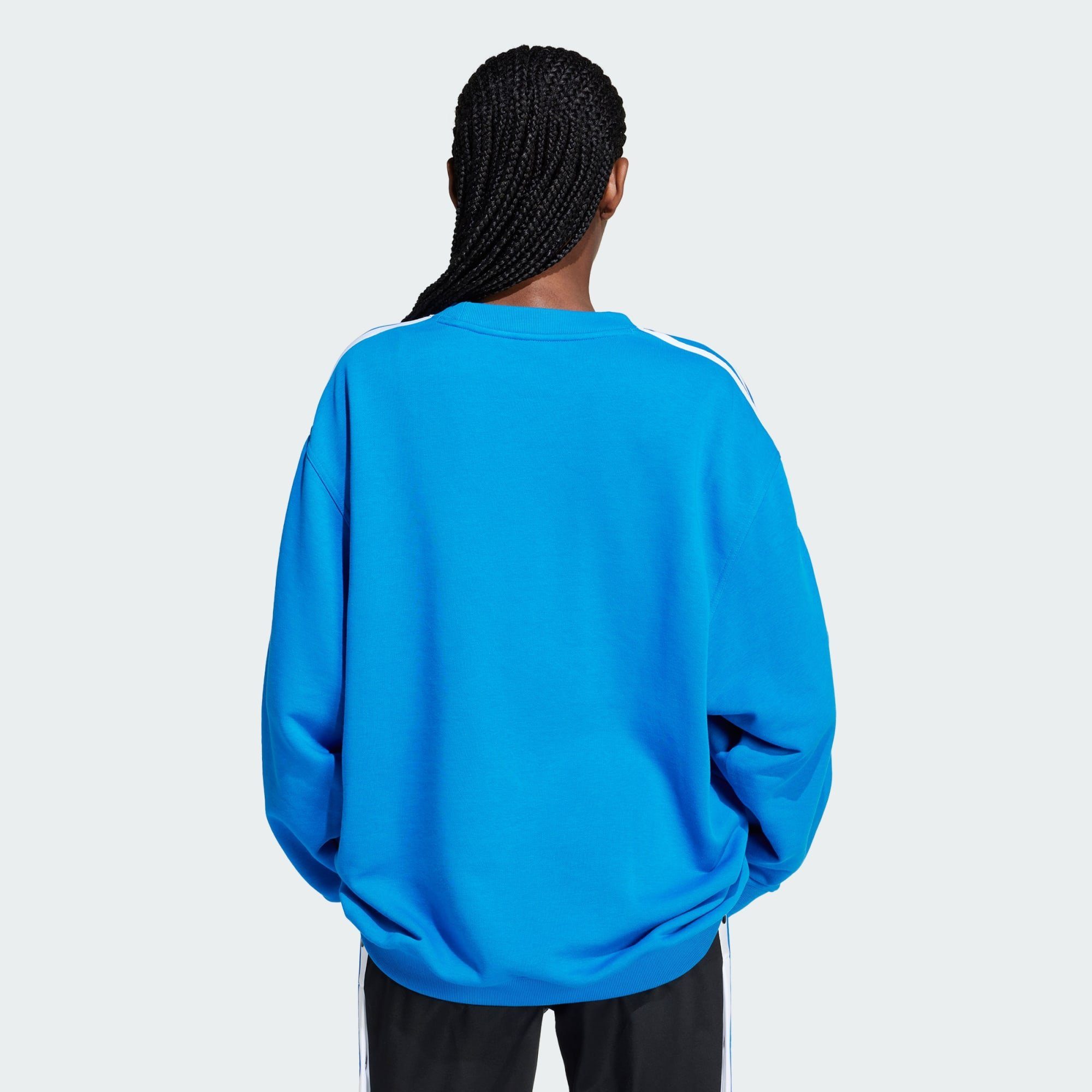 OVERSIZED SWEATSHIRT Blue 3-STREIFEN Bird Originals adidas Sweatshirt