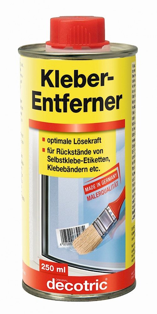 decotric® Kleber-Entferner Klebstoffentferner Etikettenlöser Kleberlöser 250 ml Allzweckreiniger
