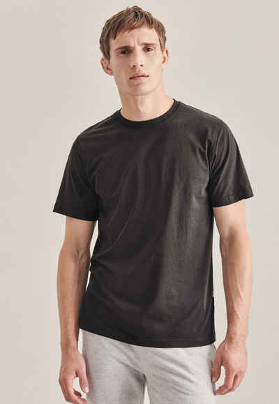 seidensticker T-Shirt Schwarze Rose Uni