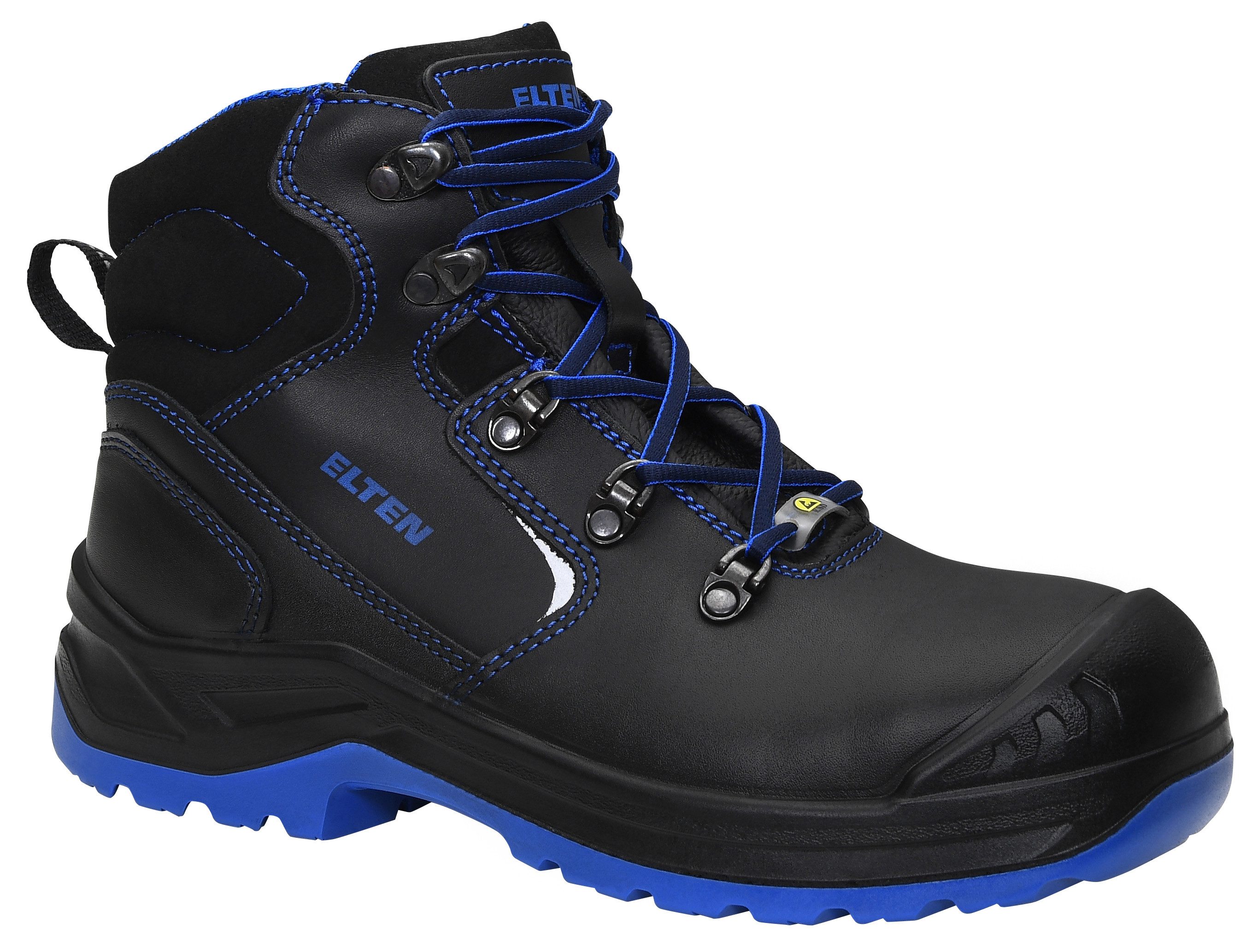 ELTEN LENA black-blue Mid ESD S3 Sicherheitsstiefel (Schuhkarton, Paar)