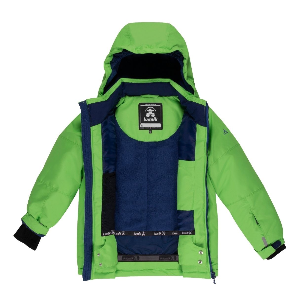 Jungen ORION Kamik gruen Winterjacke