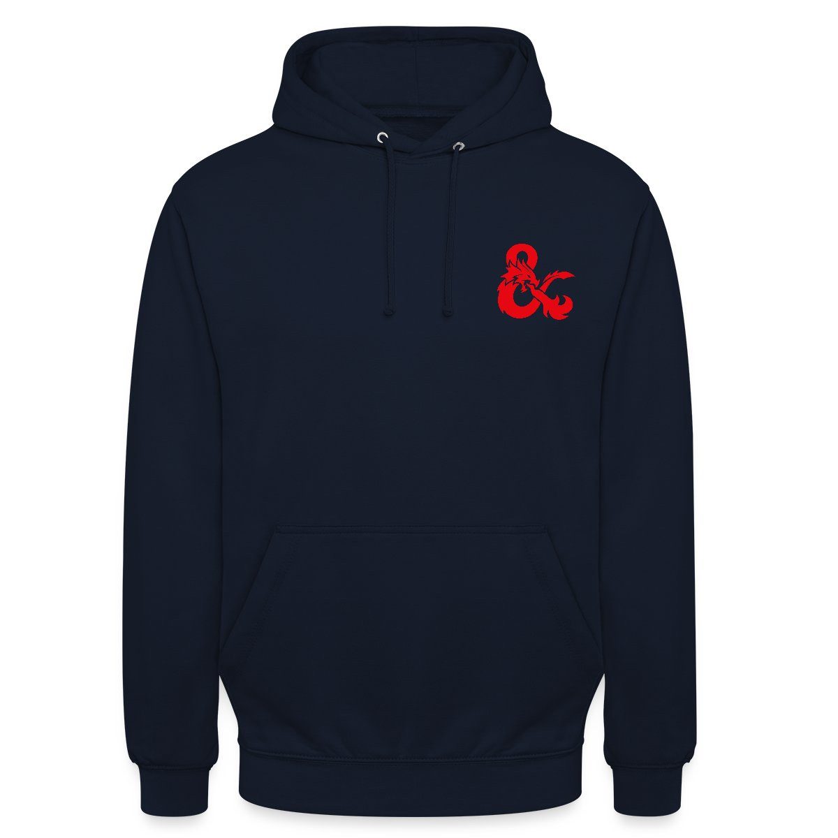 Hoodie Dungeons And Dragons Logo In Rot Unisex Hoodie