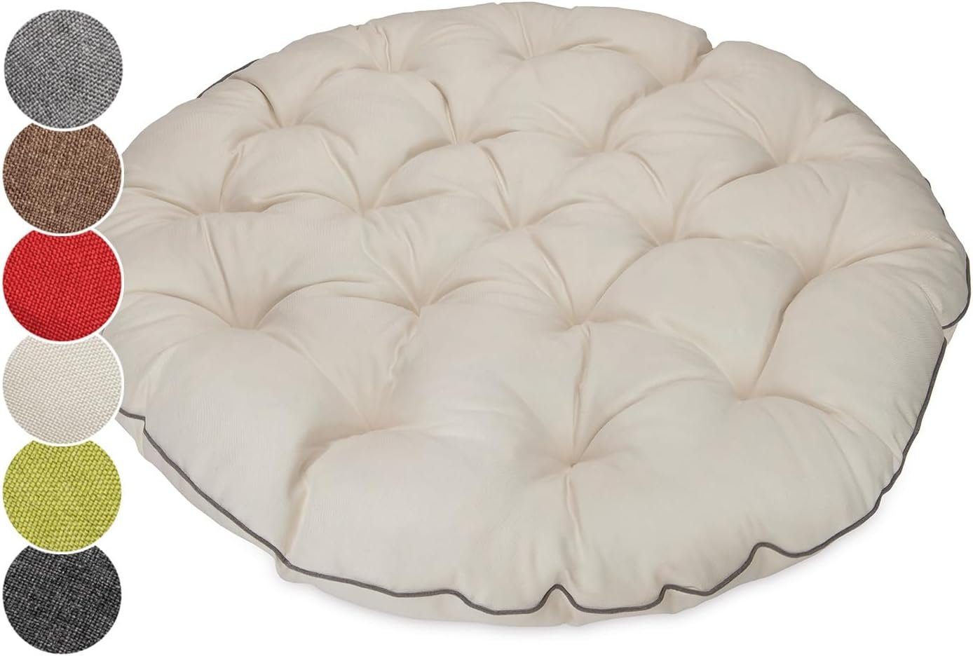 sunnypillow Sesselauflage Polster für Papasansessel, rund Durchmesser 120 c günstig online kaufen