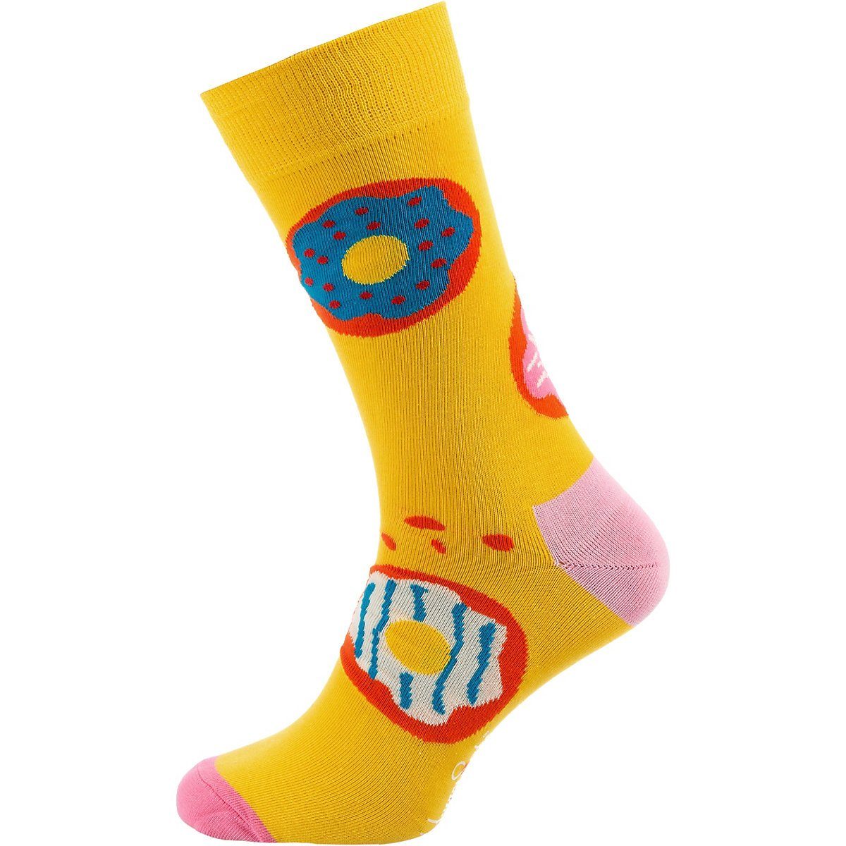 Happy Socks Jungen und Mädchen Donut Baumwollsocken Packung mit 1