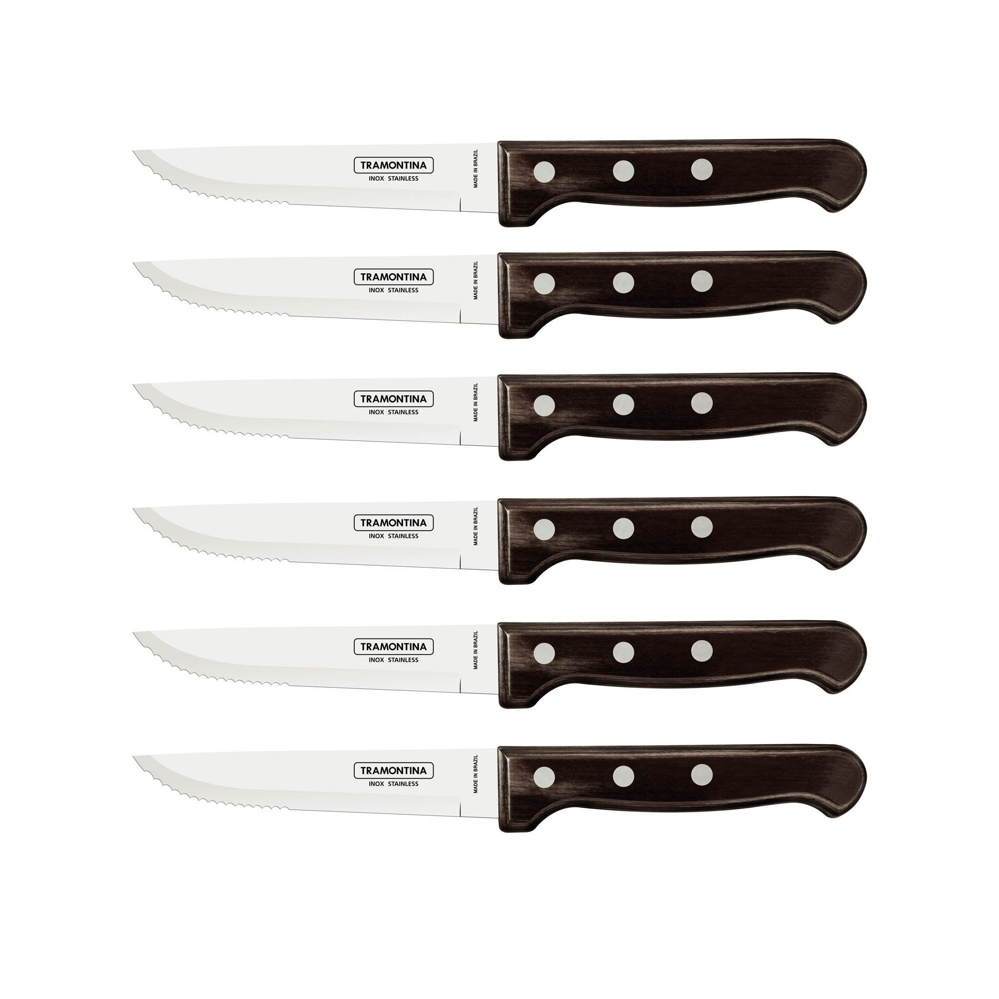 Steakmesser GAUCHO - 6-teiliges Set, mit FSC Holzgriff