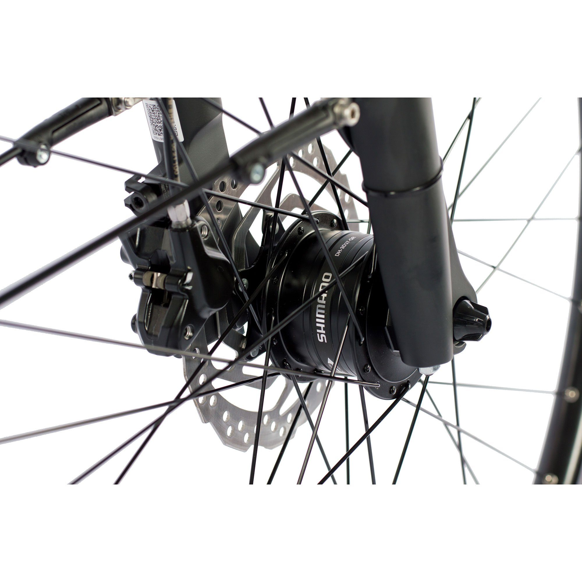 Airtracks Trekkingrad Damen Trekking Fahrrad 28 Zoll Trekkingrad TR.2830L, 24 Gang Alivio RD-M31000 SGS, Kettenschaltung, Schwarz Matt - Rahmenhöhen 48 cm & 52 cm » Modeljahr 2026