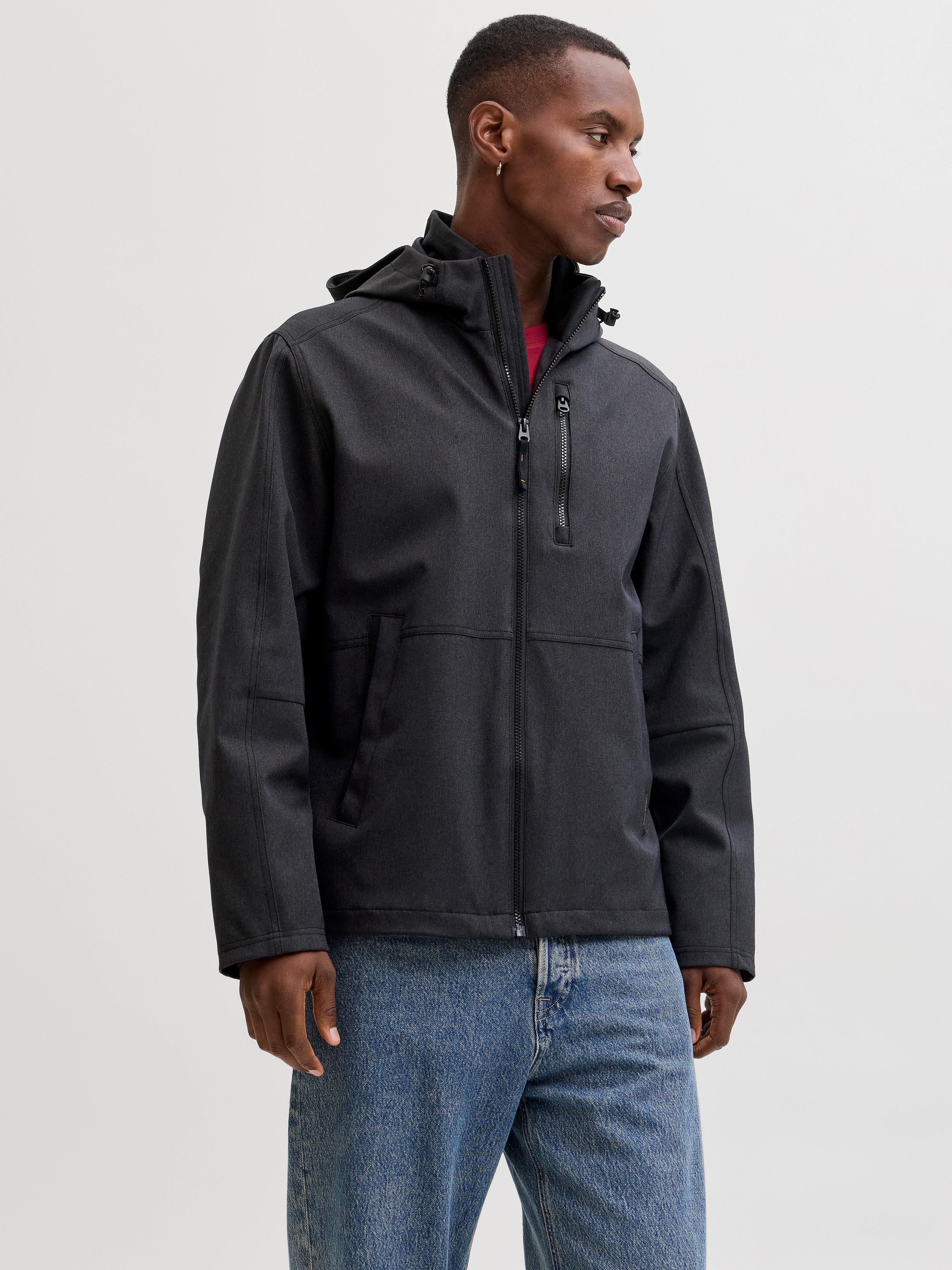 Jack & Jones Outdoorjacke JJEADAM DOVER JACKET SN mit Kaputze