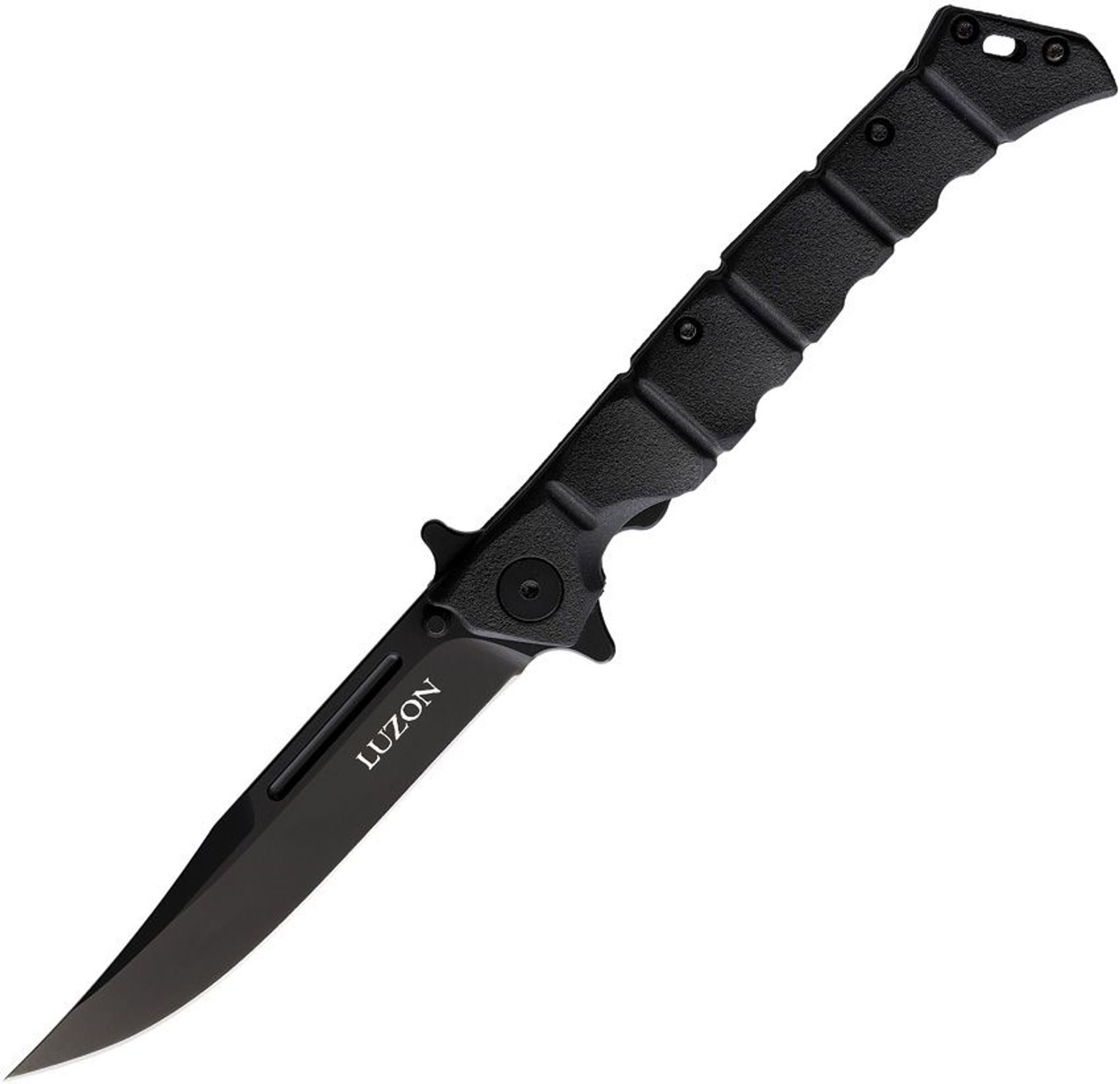 Cold Steel Taschenmesser Cold Steel Luzon Medium Black, Flipper, Liner Lock, CS-20NQL-BKBK