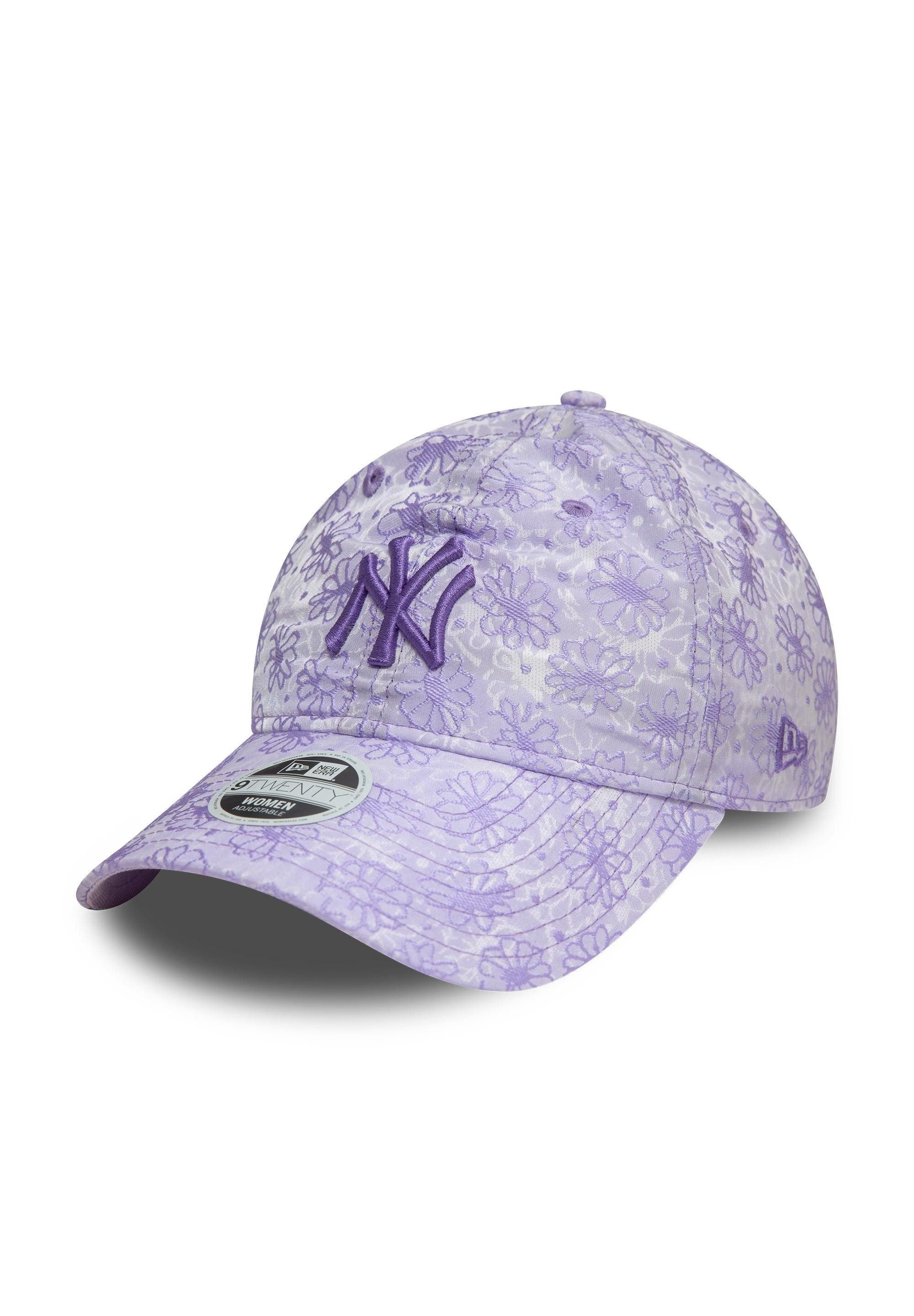 Baseball Cap New York Yankees MLB Womens Floral Lila Verstellbare 9Twenty Damen Cap
