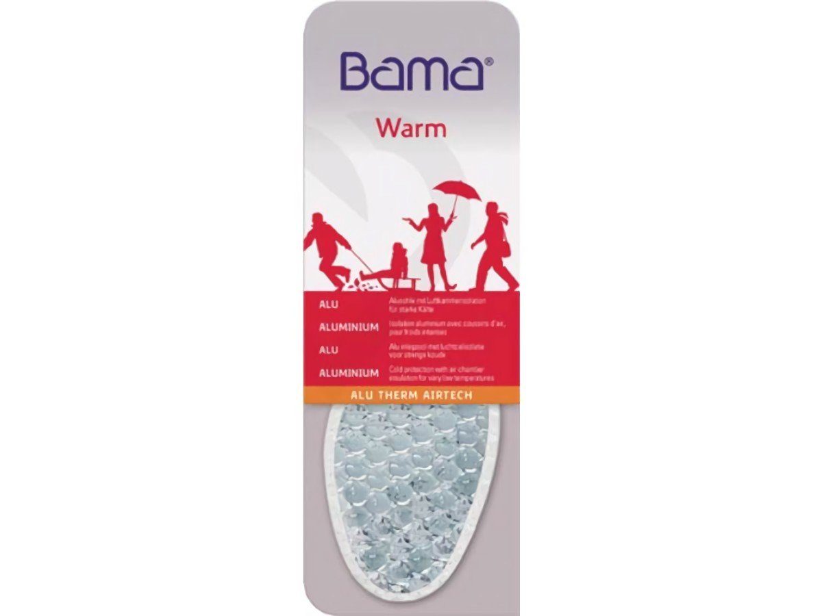 Bama Einlegesohlen Einlegesohle AluTherm-Airtech Gr.40 silber Alu-Kälteschutz Bama Alu-S | Fußschutz