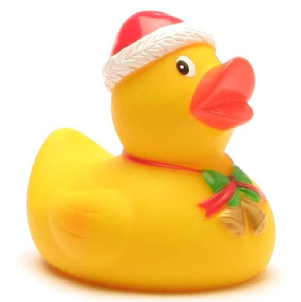 Duckshop Badespielzeug Xmas-Duck Weihnachtsmann mit Glocke - Badeente