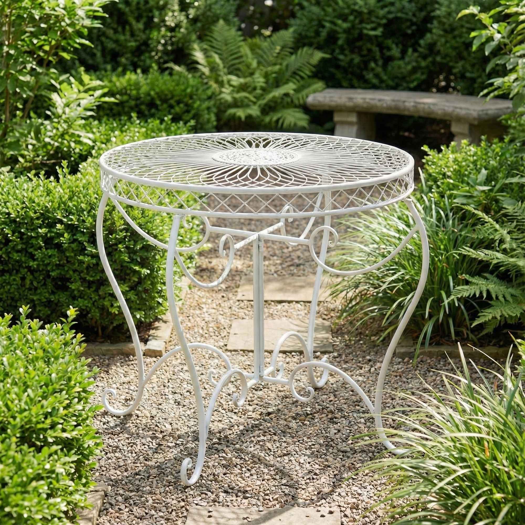 CLP Gartentisch Sheela (1er), aus pulverbeschichtetem Eisen