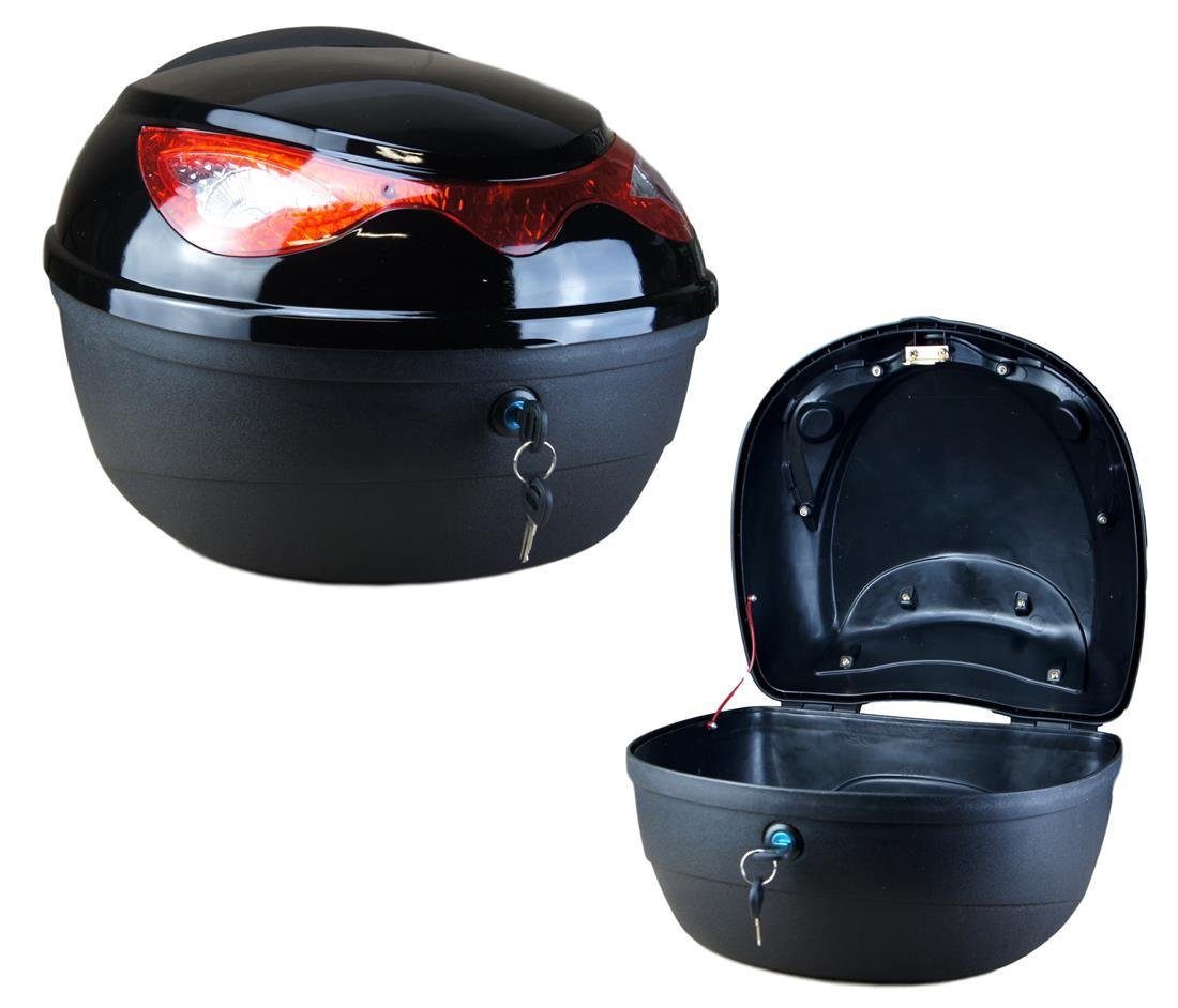 Motorradhelm Motorradkoffer, 22L Top Case für Roller - Motorrad, Helmkoffer abschli