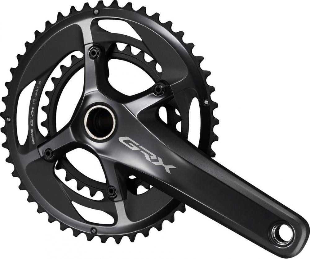 Fahrradkurbel SHIMANO Kurbelgarnitur GRX FC-RX810-2 Kurbelgarnitur - 810-2, 11-fach
