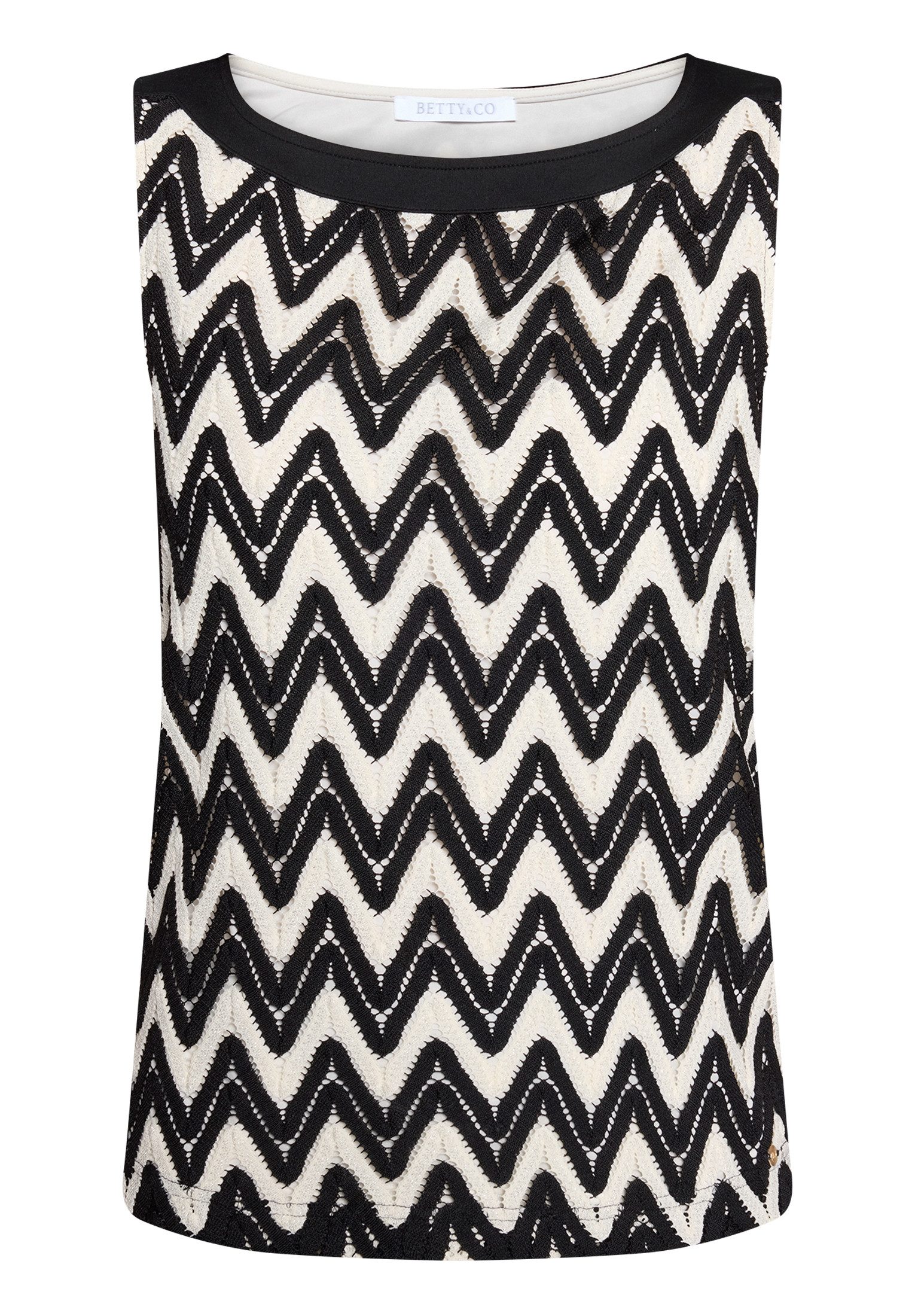 Betty&Co T-Shirt Damen ohne Arm (1-tlg)