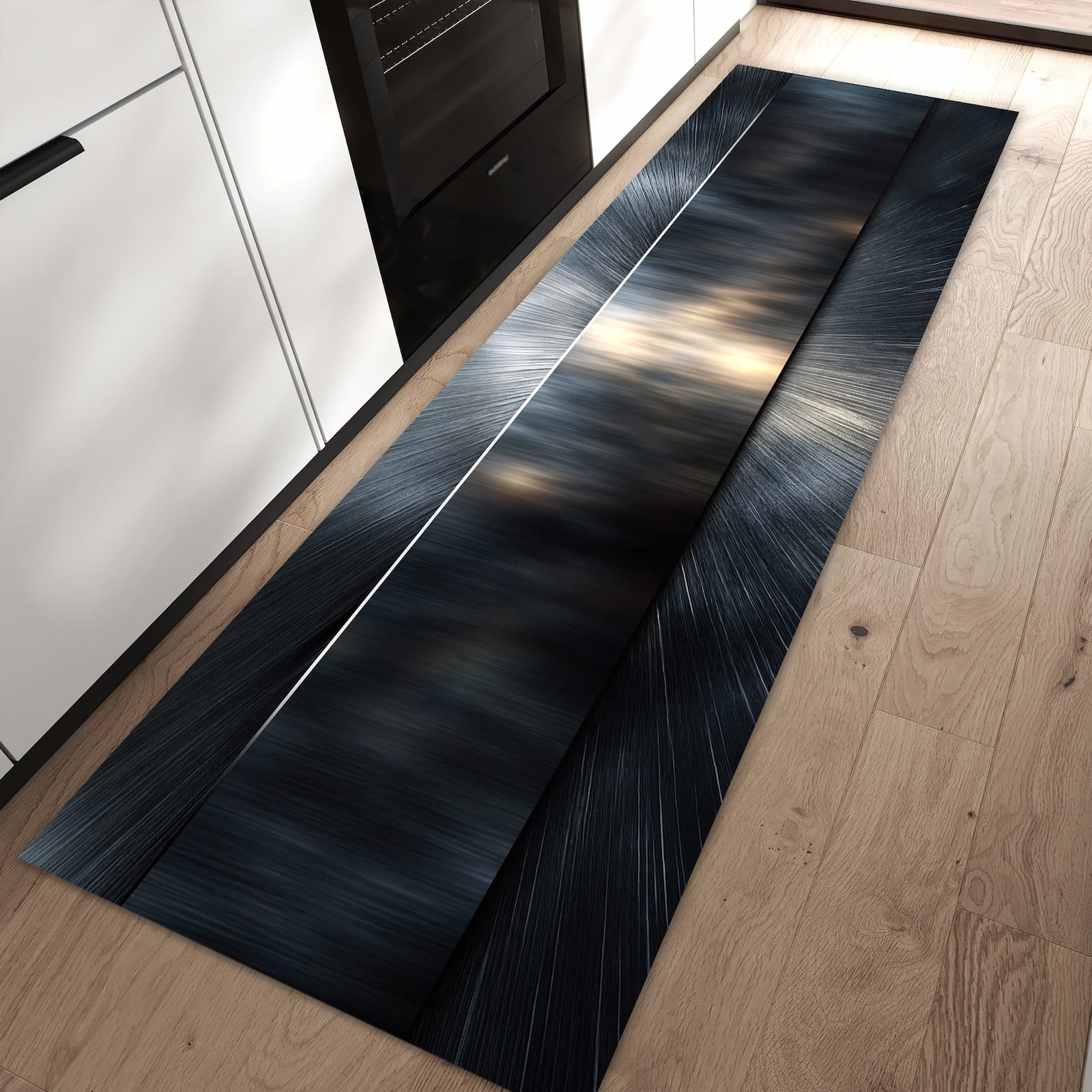 Primedeco Teppich Küchenteppich Energieblitz PVC rutschfest abwaschbar Läuf günstig online kaufen