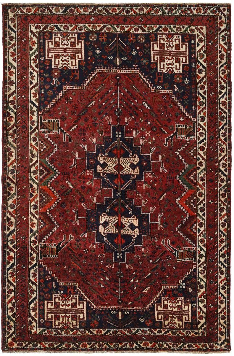 Orientteppich Shiraz 172x267 Handgeknüpfter Orientteppich / Perserteppich, Nain Trading, rechteckig, Höhe: 10 mm
