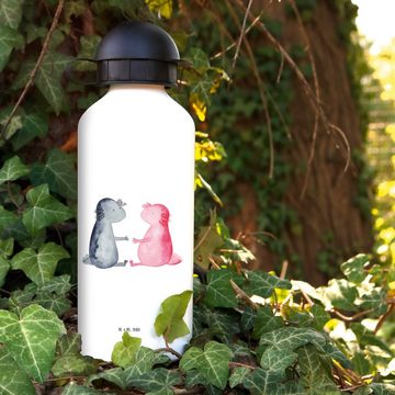 Mr. & Mrs. Panda Trinkflasche Axolotl Liebe, Flasche, Kindertrinkflasche, Kids, Jungs, Kinder, Leicht zu öffnen