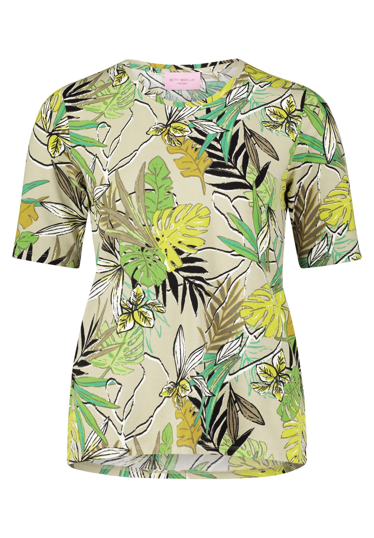 Betty Barclay Kurzarmshirt Damen Basic Shirt mit Blumenprint (1-tlg) Druck günstig online kaufen