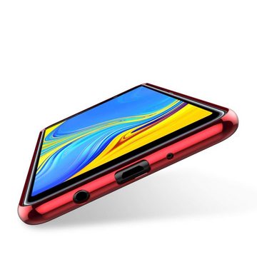 CoolGadget Handyhülle Slim Case Farbrand für Samsung Galaxy A70 6,7 Zoll, Hülle Silikon Cover für Samsung A70 Schutzhülle