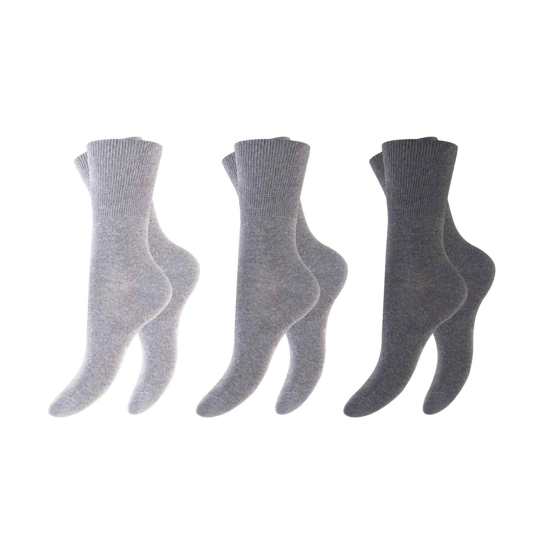 Footstar Gesundheitssocken Unisex Diabetiker Socken 3er-Pack, günstig online kaufen