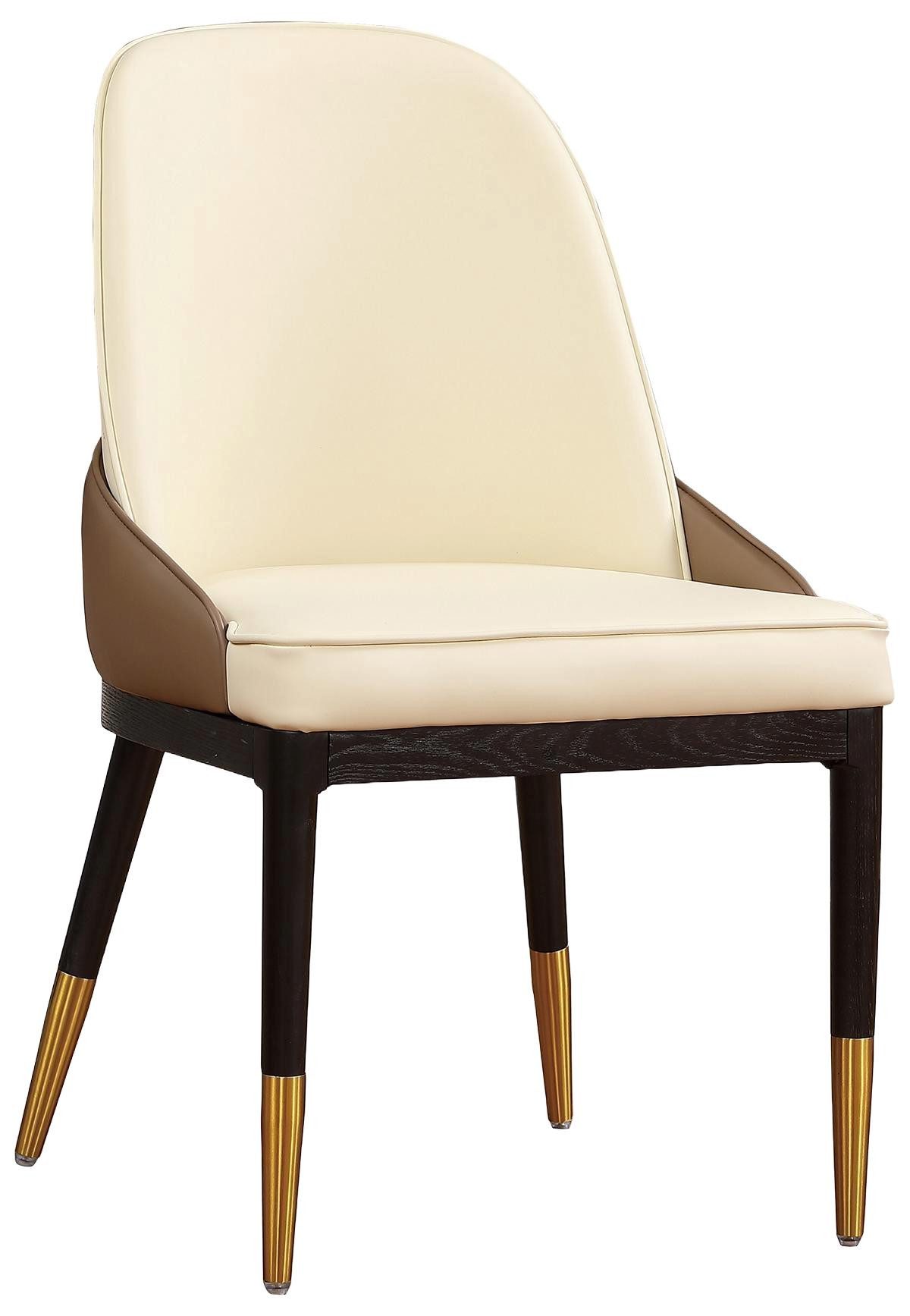 Xlmoebel Polsterstuhl Eleganter Polsterstuhl mit Kunstlederbezug und bequemer Polsterung (Stuhl, 1 St), Hergestellt in Europa