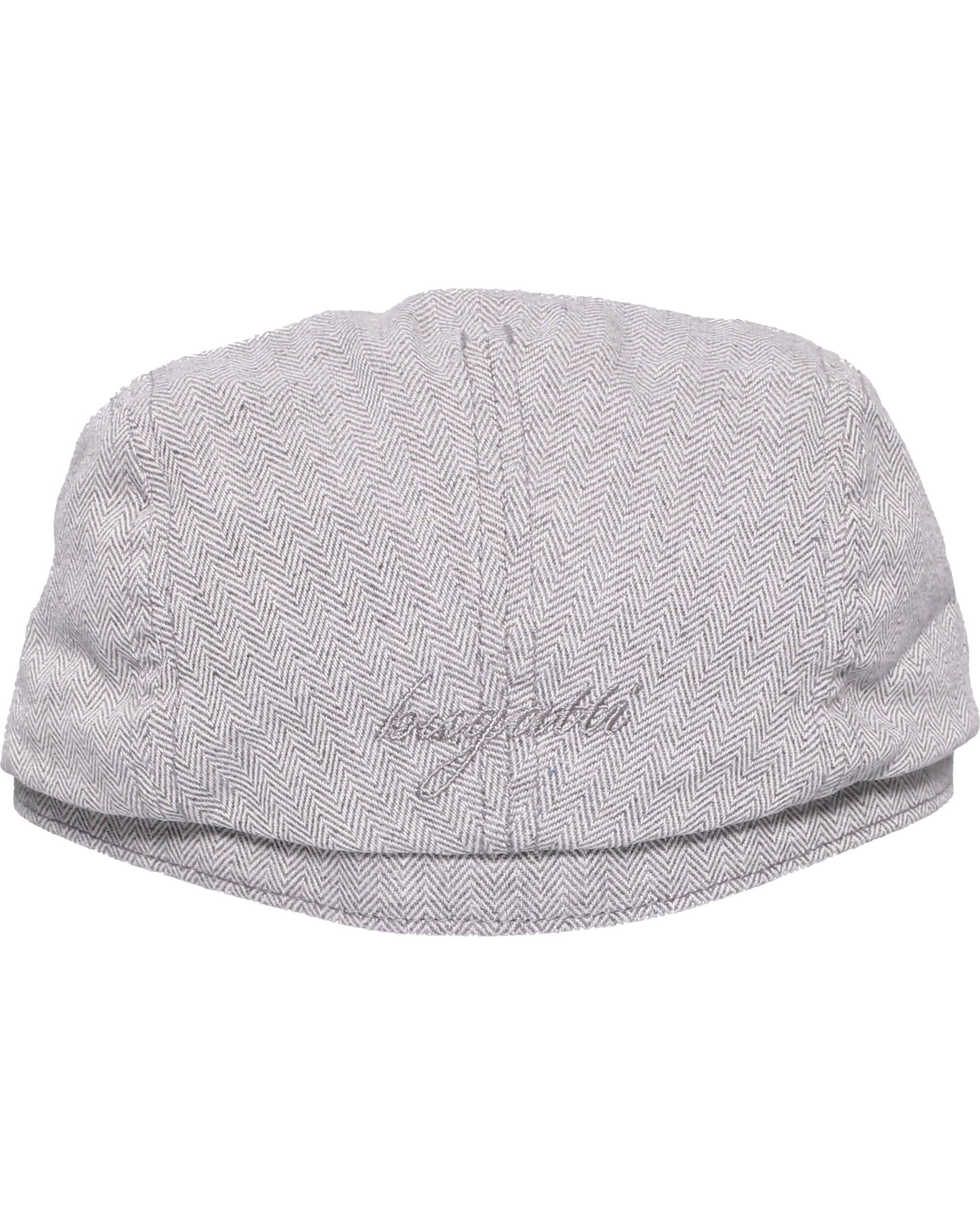 bugatti Flat Cap Flatcap mit Fischgrät-Design und bugatti-Stickerei