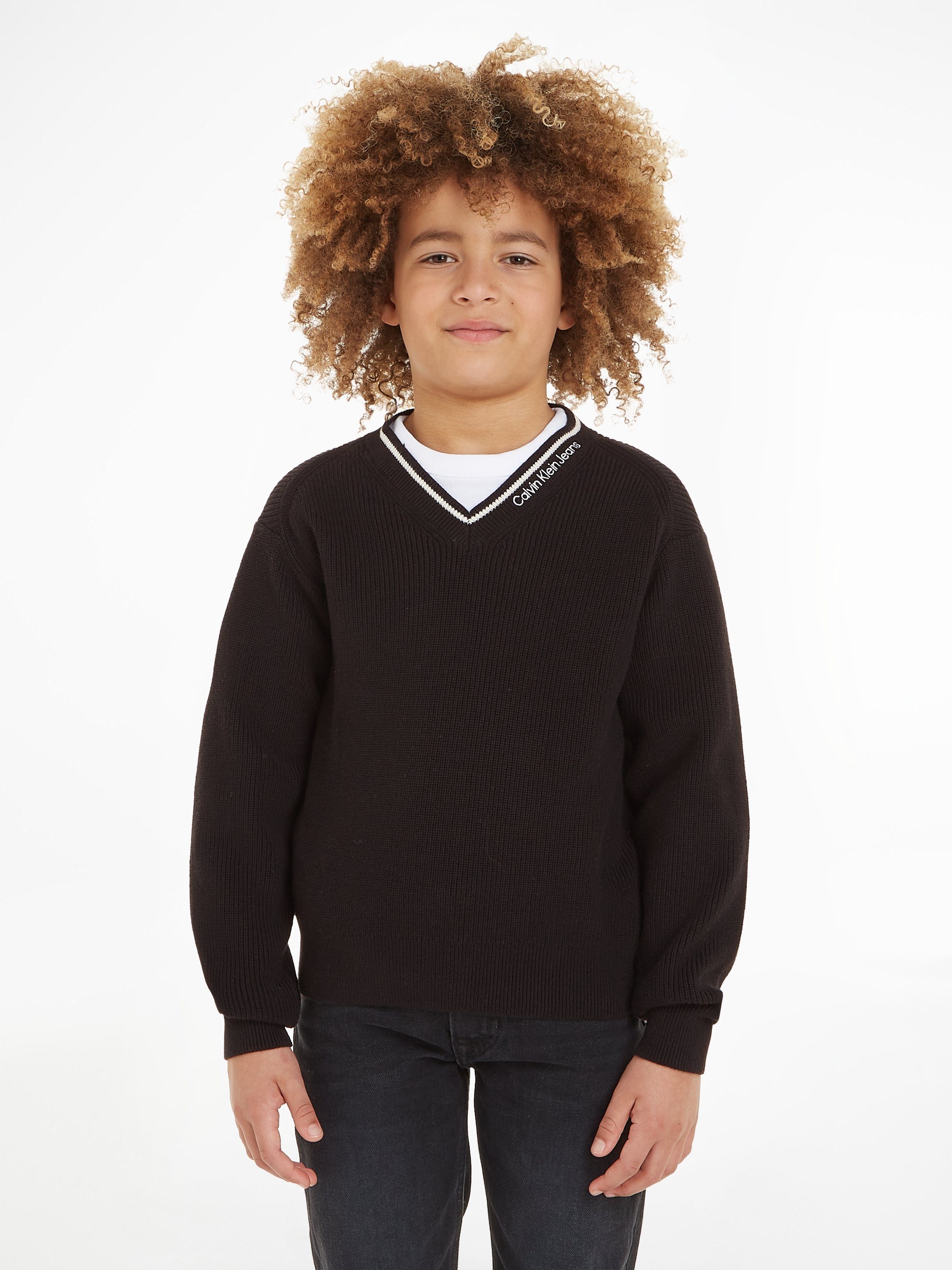 V-Ausschnitt-Pullover CEREMONY RELAXED SWEATER