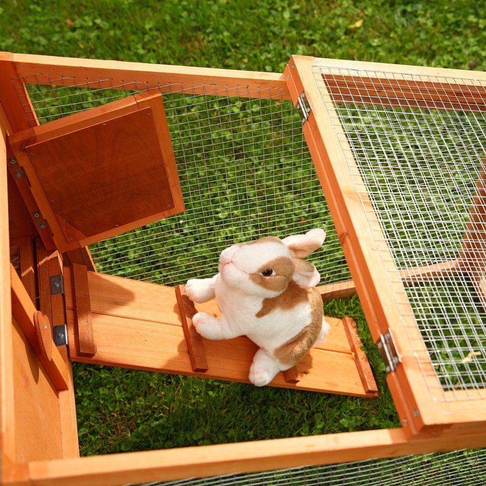 Melko Kleintierstall Kaninchenstall Hasenstall Kleintierstall Hasenkäfig Kaninchenkäfig, Wetterfest