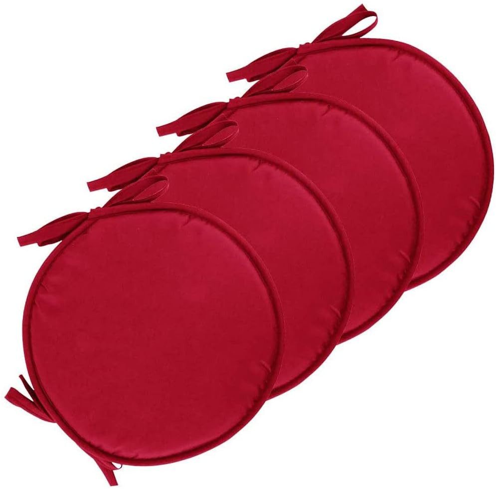 Coonoor Sitzkissen Sitzkissen 4er Set rund aus Filz Ø 30cm, strapazierfähig, für Innen & Außen
