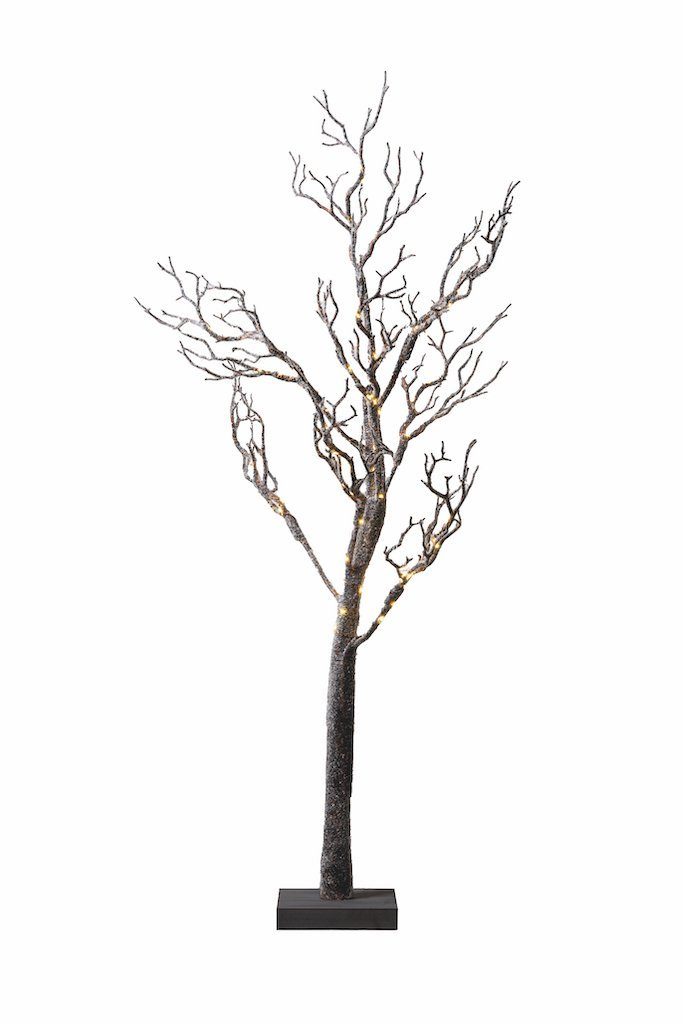 warmweiß innen, LED fest braun A/S Tora LED Sirius Home beschneit Tree integriert, LED warmweiß Baum