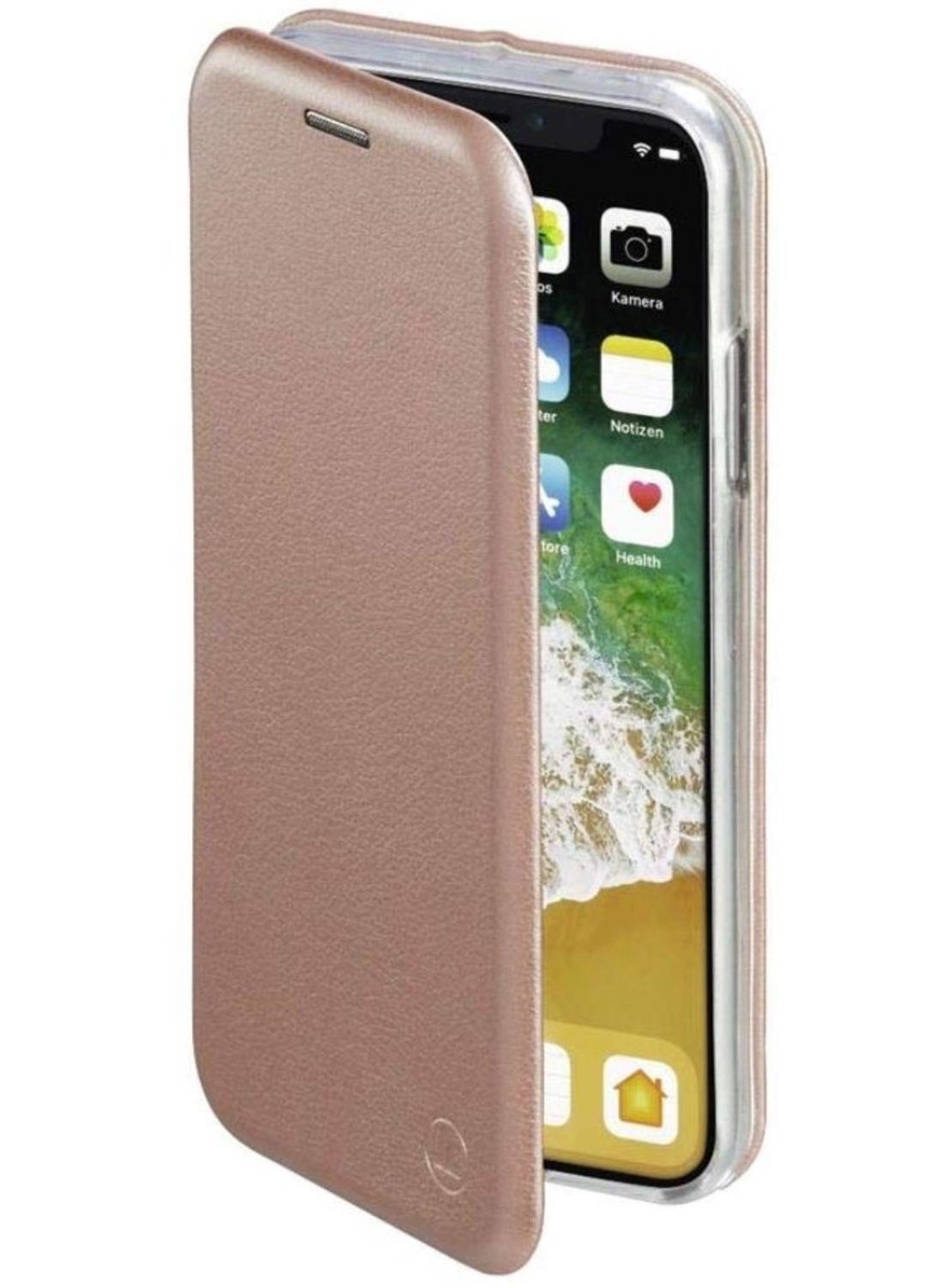 Hama Handyhülle Booklet Curve Klapp-Tasche Hülle Case Flip-Cover, für Apple iPhone X / Xs