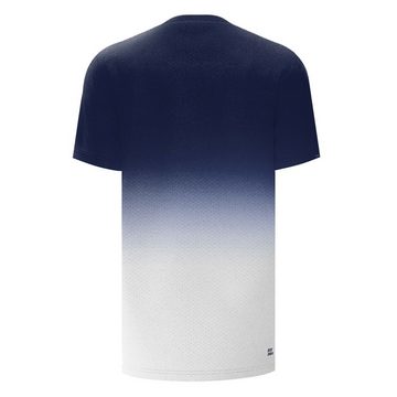 BIDI BADU Tennisshirt Crew Tennisshirt für Herren in blau weiß