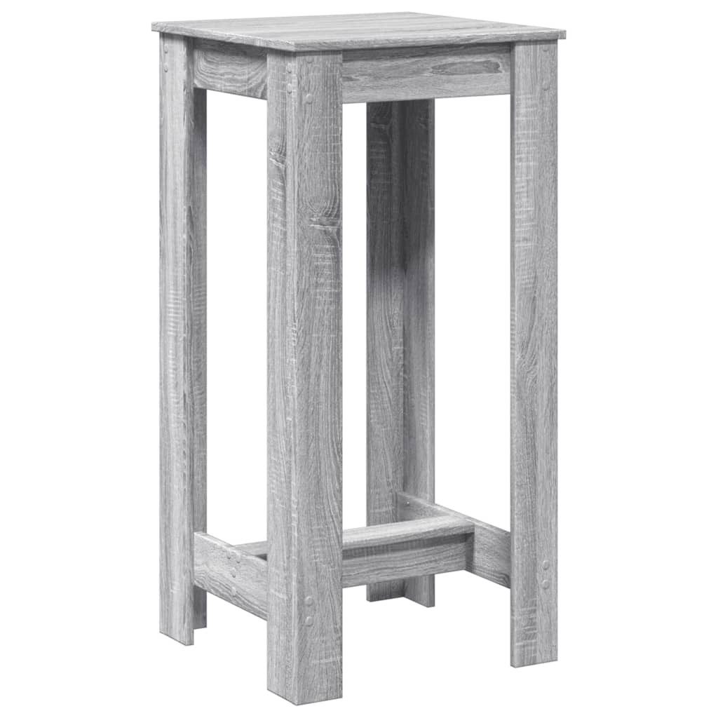 vidaXL Esstisch Bartisch Grau Sonoma 51x50x103,5 günstig online kaufen