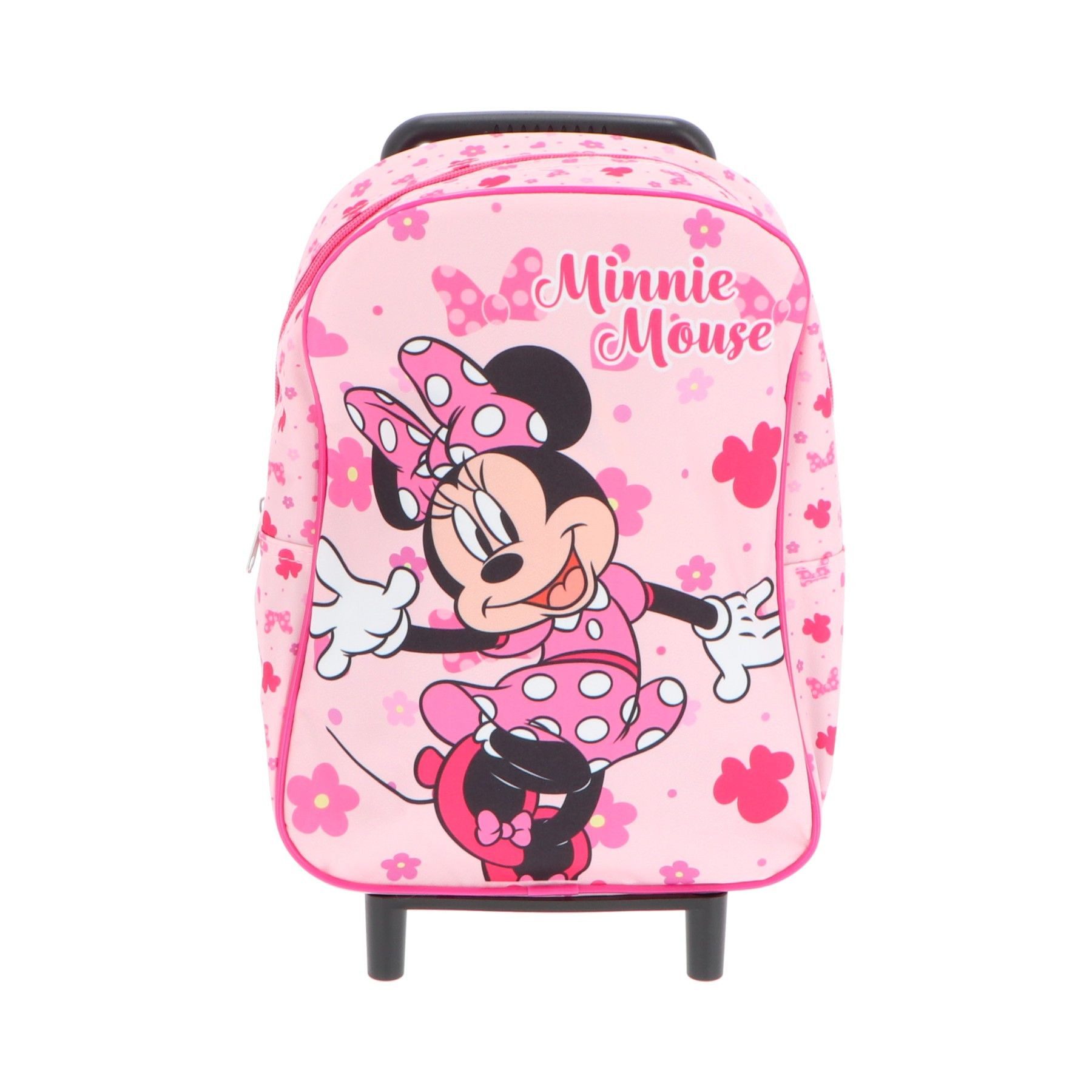 Textiel Trade B.V. Kinderrucksack Disney Minnie Mouse Trolley mit Rollen für Ausflüge & Urlaub