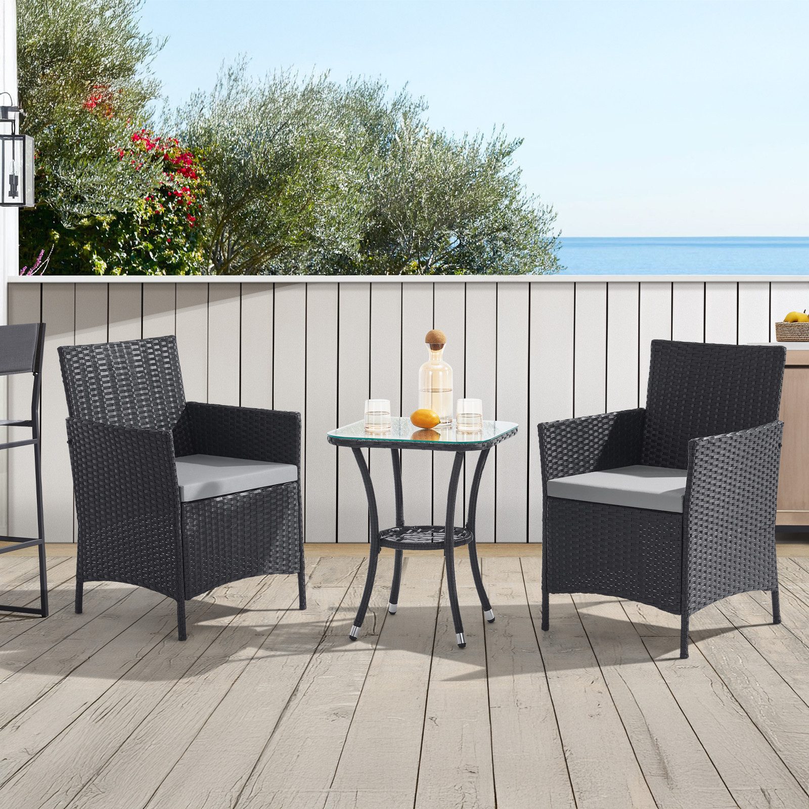 SVITA Balkonset BROOKLYN BISTRO, (Set (3-tlg), günstig online kaufen