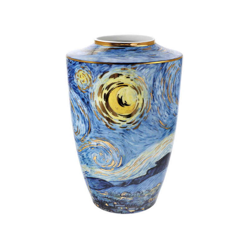 Goebel Dekovase Vase - Vincent van Gogh " Sternennacht " H 24 cm - Porzellan