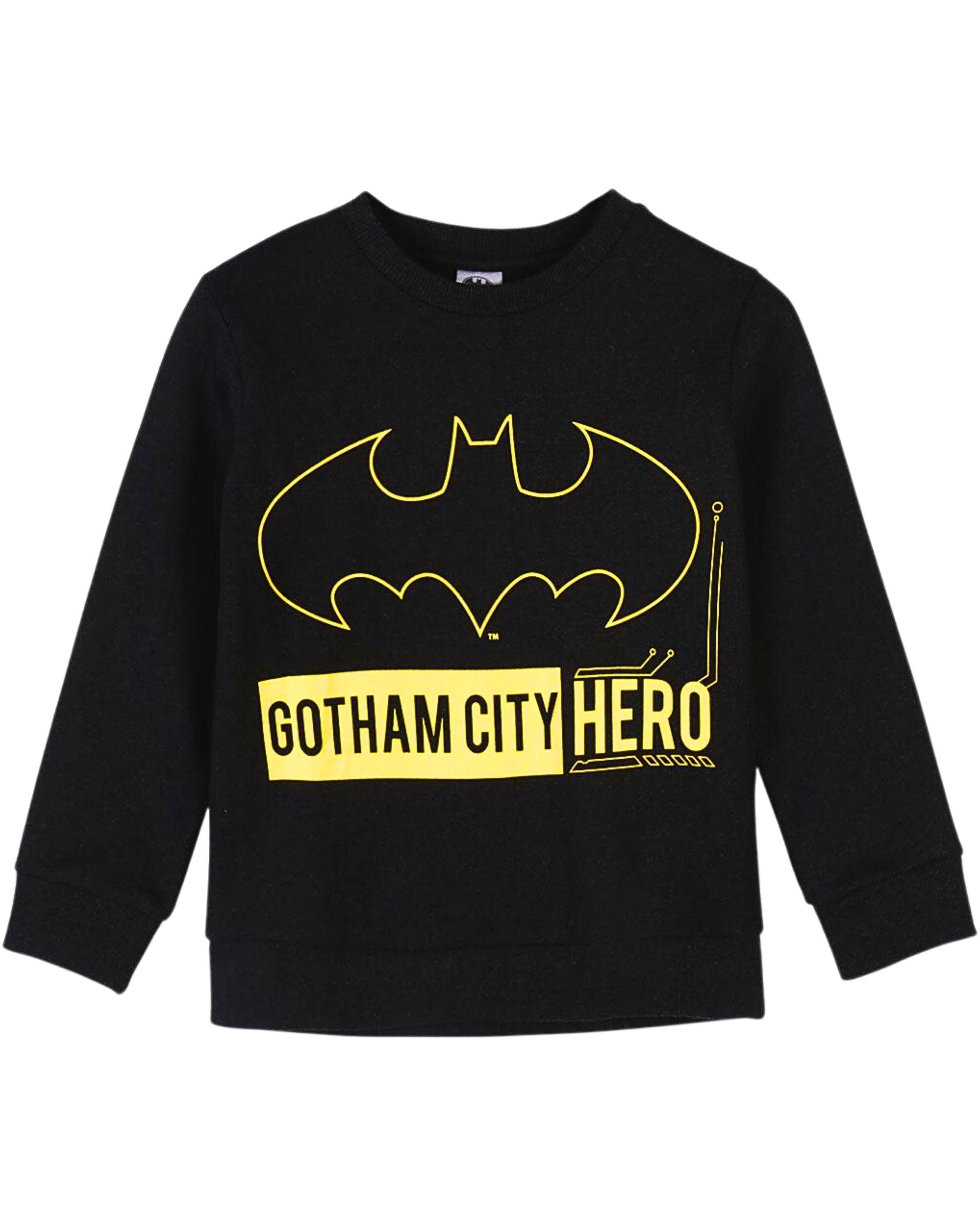 GOTHAM Größe Jungen Batman Sweatshirt cm HERO CITY Sweat-Pullover 104-152