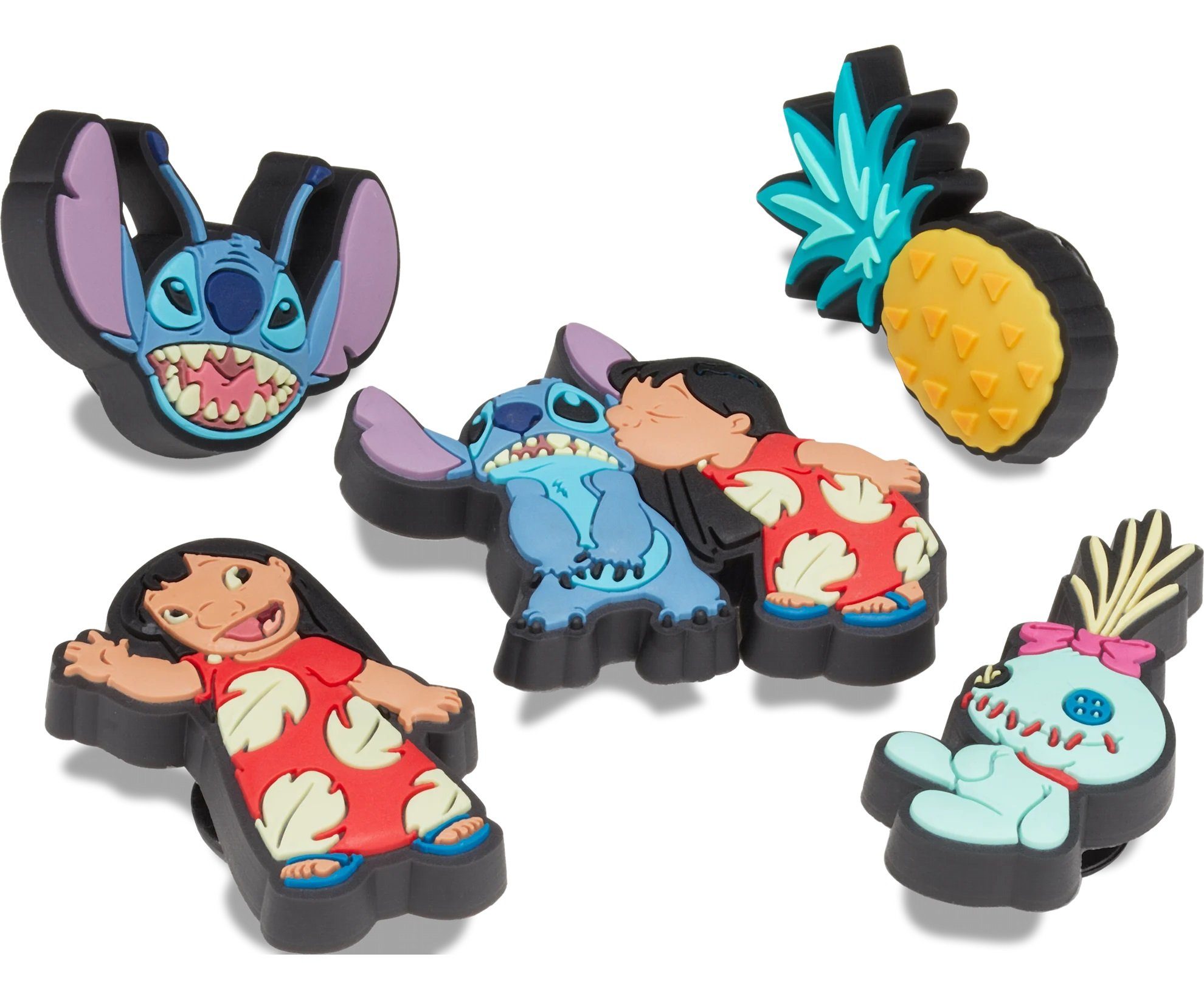 Crocs Schuhanstecker Jibbitz Charm - Disney Lilo and Stitch 5er - 10010000  (5-tlg)