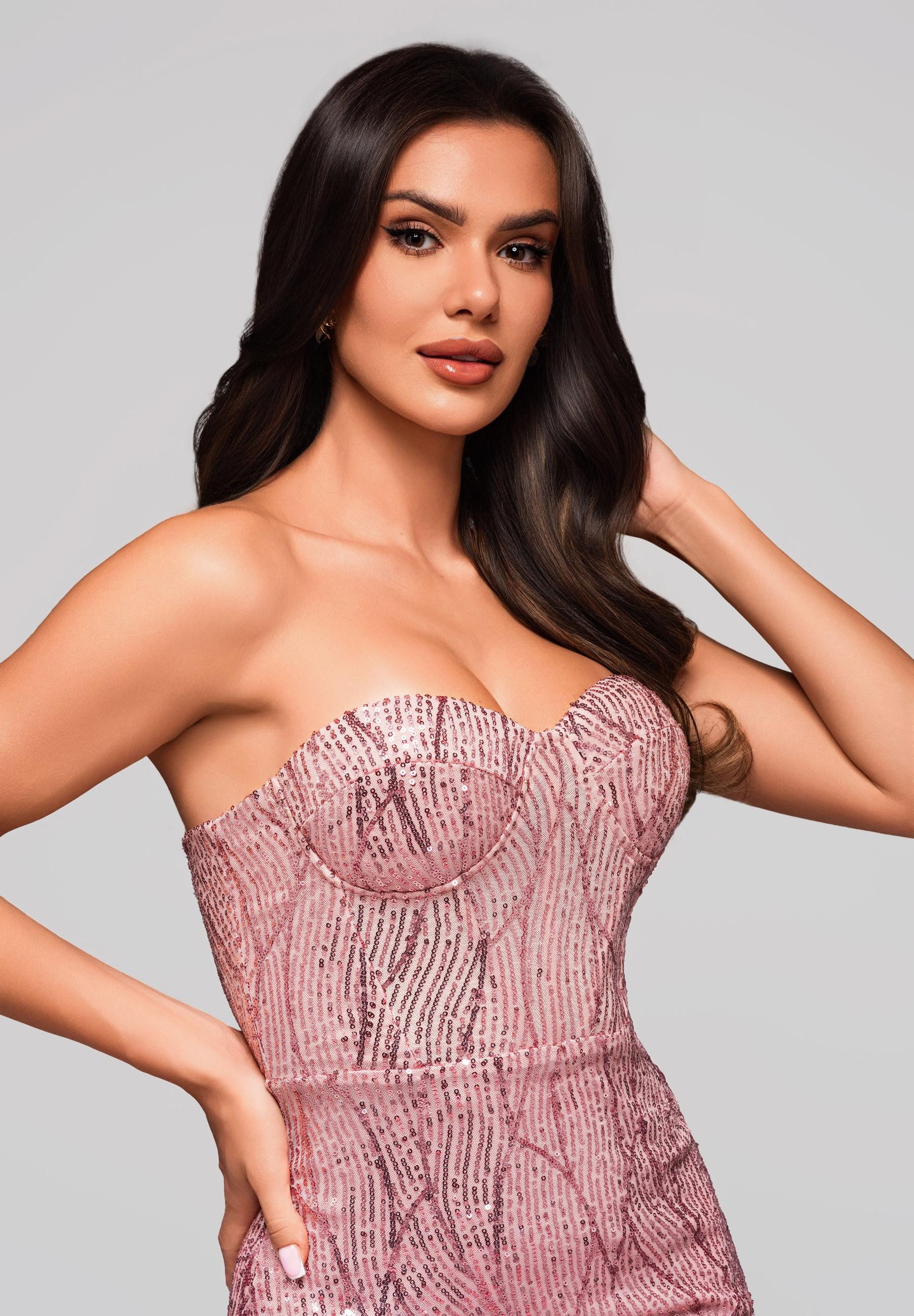 OMBRE Abendkleid Abendkleid mit Pailletten und günstig online kaufen