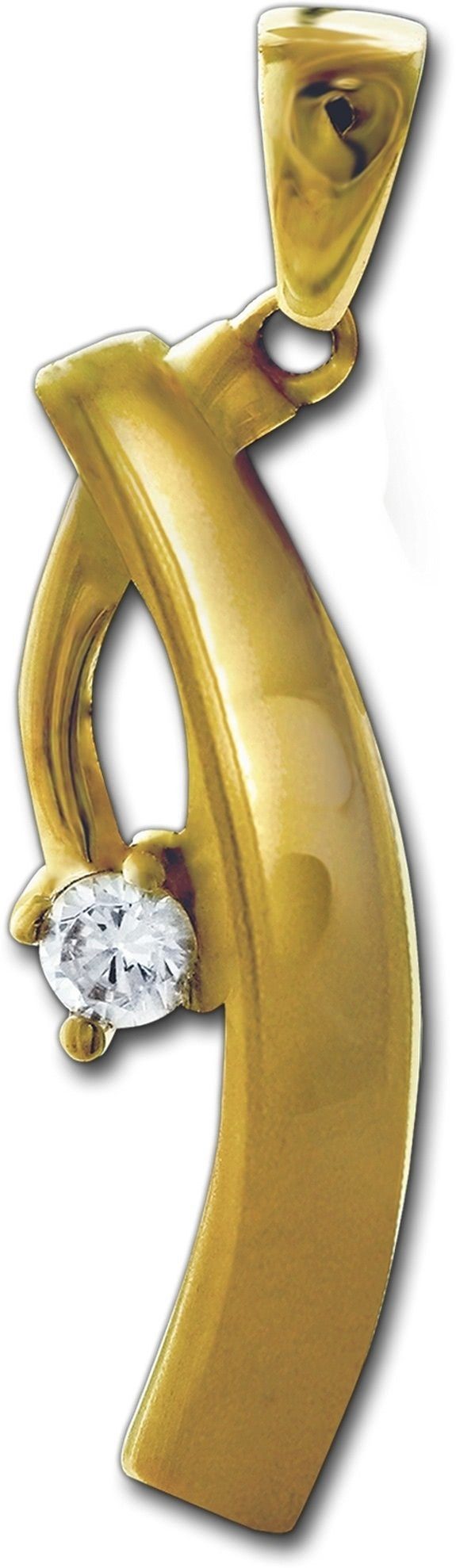 GoldDream Kettenanhänger GoldDream Kettenanhänger Elegance 8K, Kettenanhänger ca. 29mm, 333 Gelbgold - 8 Karat (Elegance)