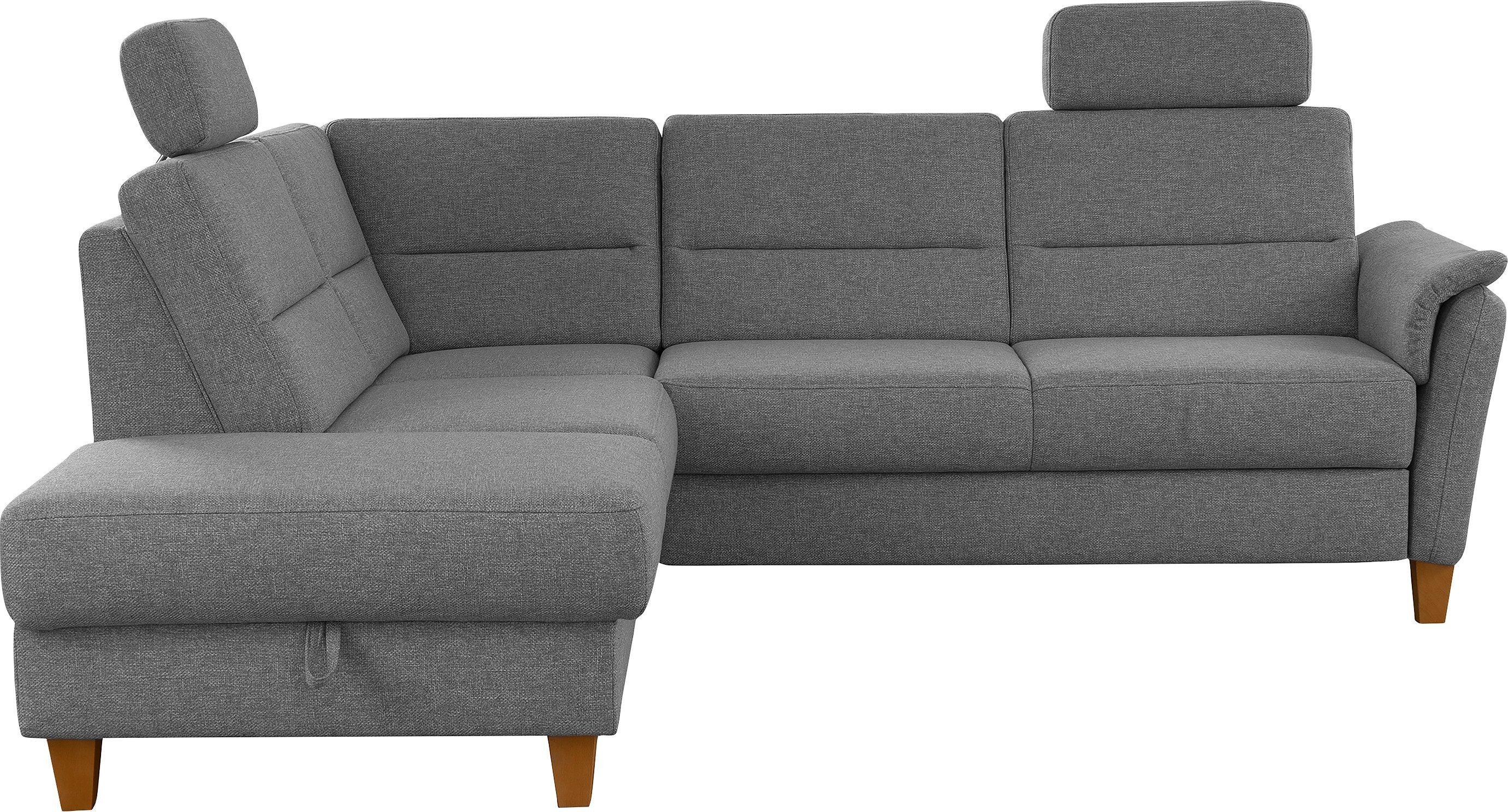 Home affaire Ecksofa Palmera L-Form, Federkern, günstig online kaufen