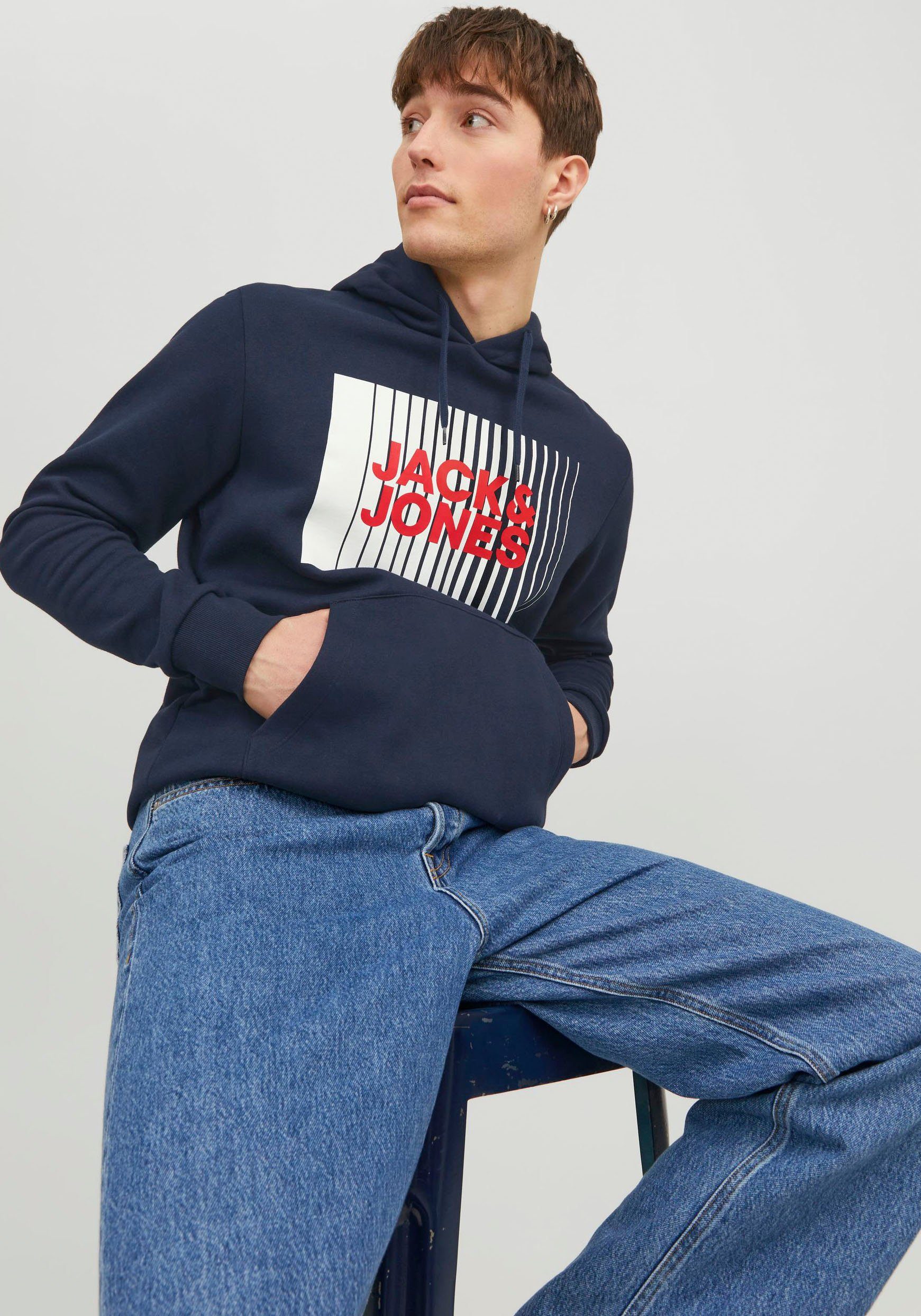 Jack & Jones Kapuzensweatshirt JJECORP LOGO günstig online kaufen