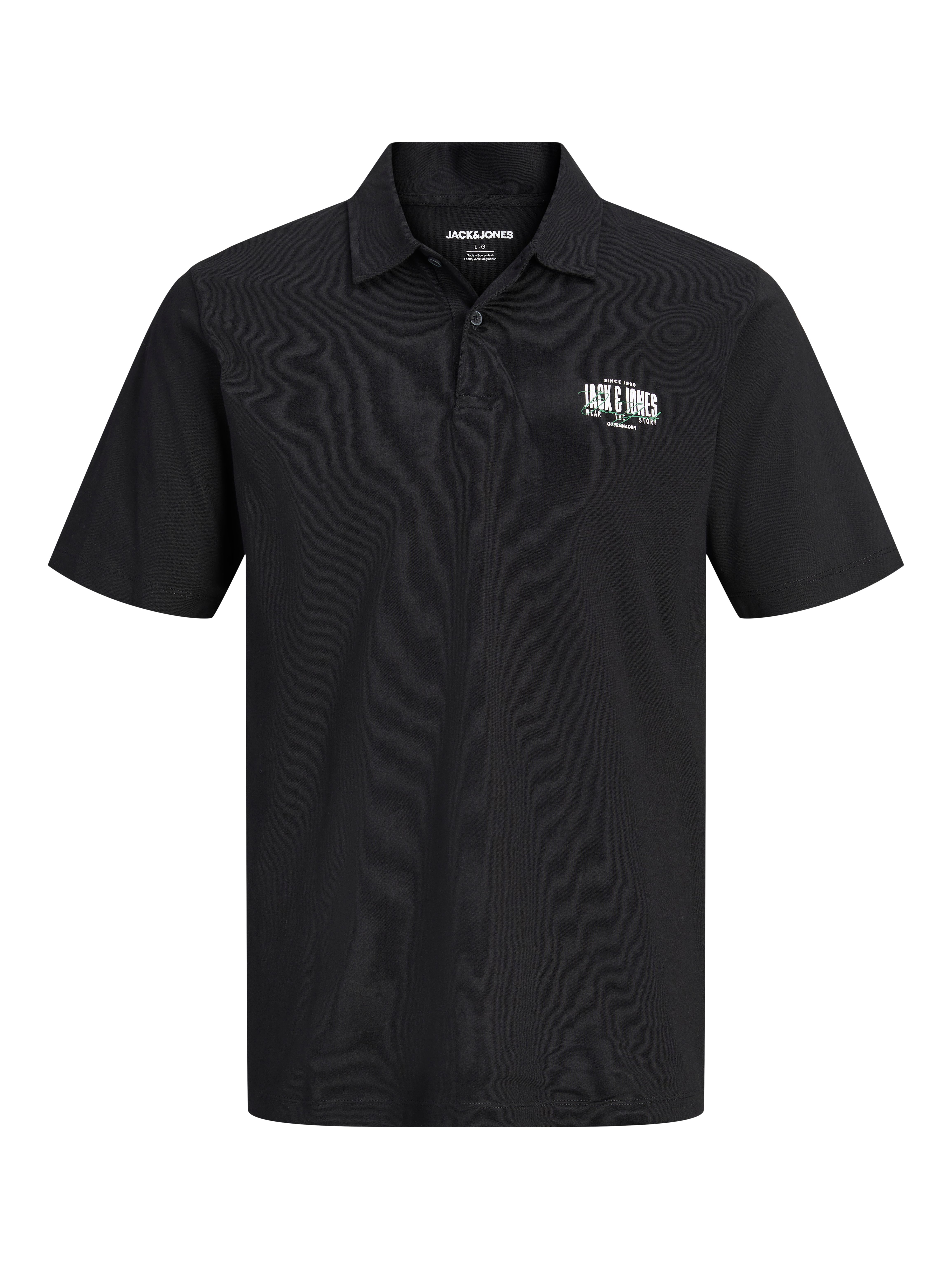 Jack & Jones Poloshirt JJAERO POLO SS Baumwolle, regular fit