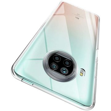 CoolGadget Handyhülle Transparent Ultra Slim Case für Xiaomi Mi 10T Lite 6,67 Zoll, Silikon Hülle Dünne Schutzhülle für Xiaomi Mi 10T Lite Hülle