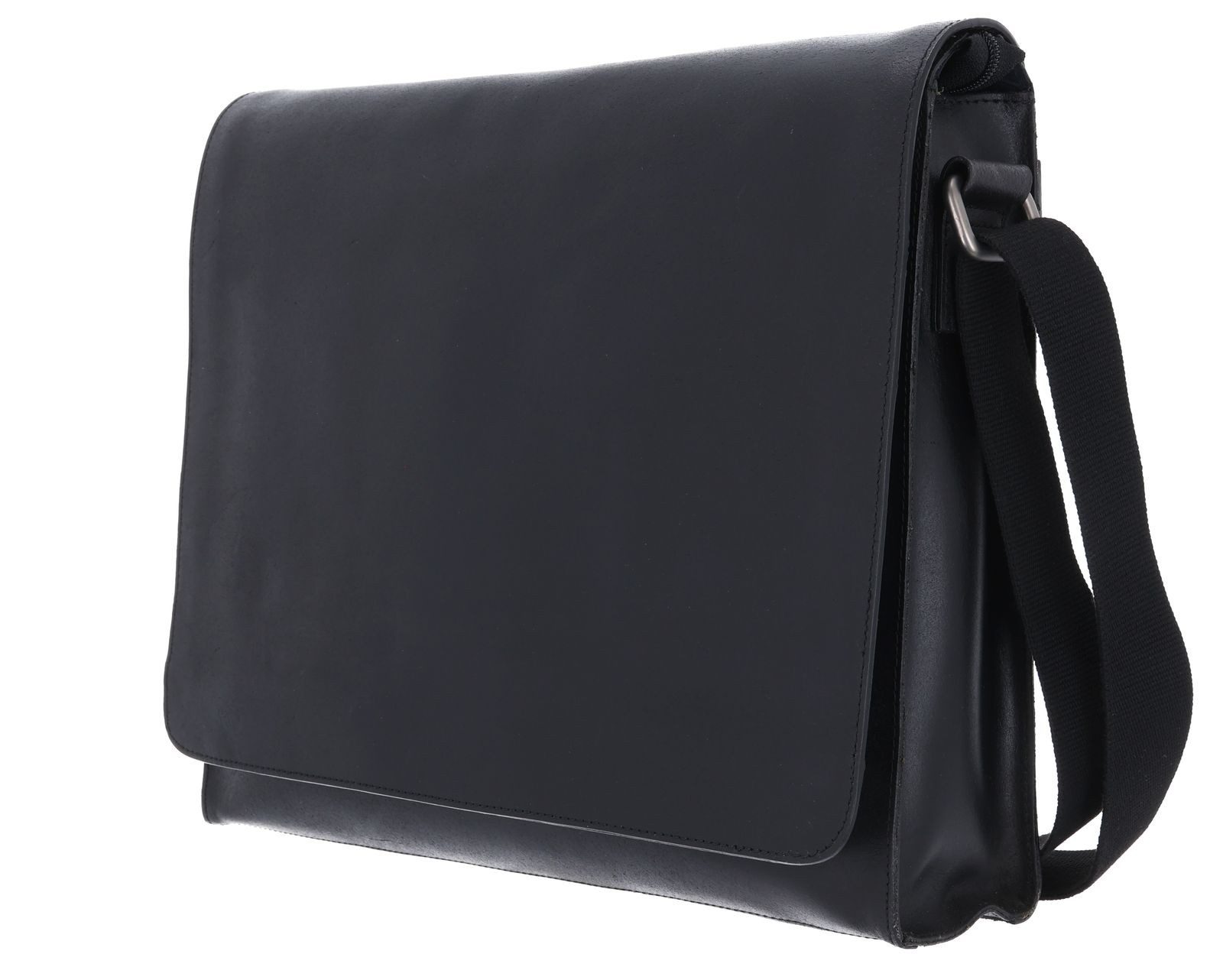 Leonhard Heyden Schultertasche Messenger Bag (Set, 2-tlg), aus echtem Rindsleder