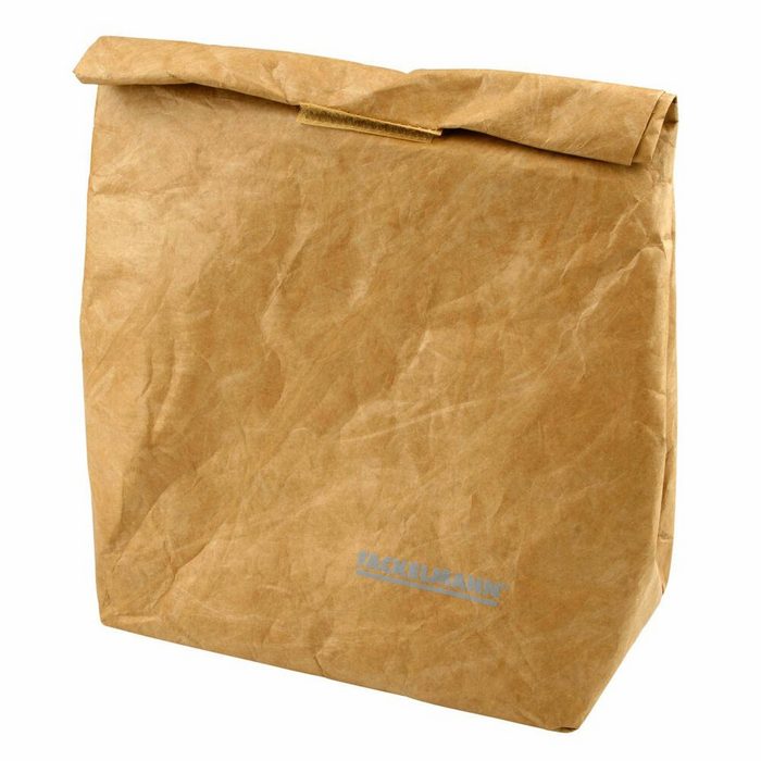 FACKELMANN Brottasche Lunchbag Papierlook 30 x 21 cm Tyvek