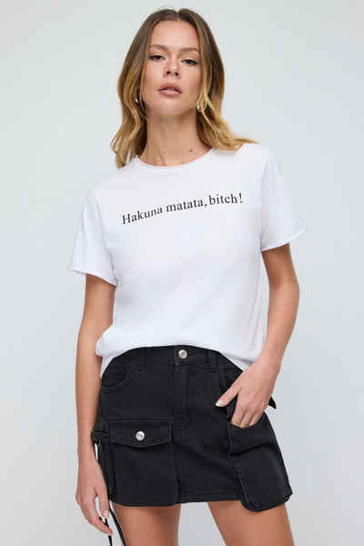 No Matter What T-Shirt mit Statement-Druck in der Front