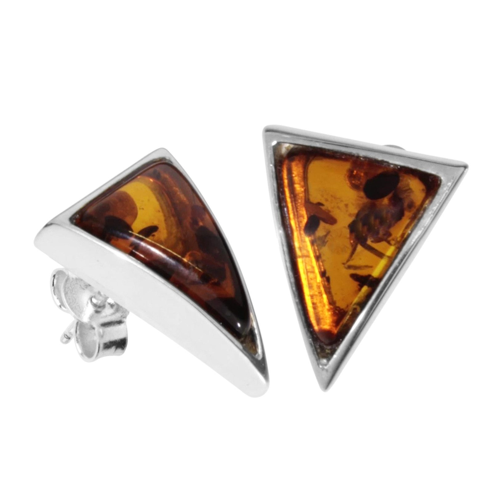 Paar Ohrstecker Ostsee-Schmuck Ohrstecker Classic 17 x 14 mm